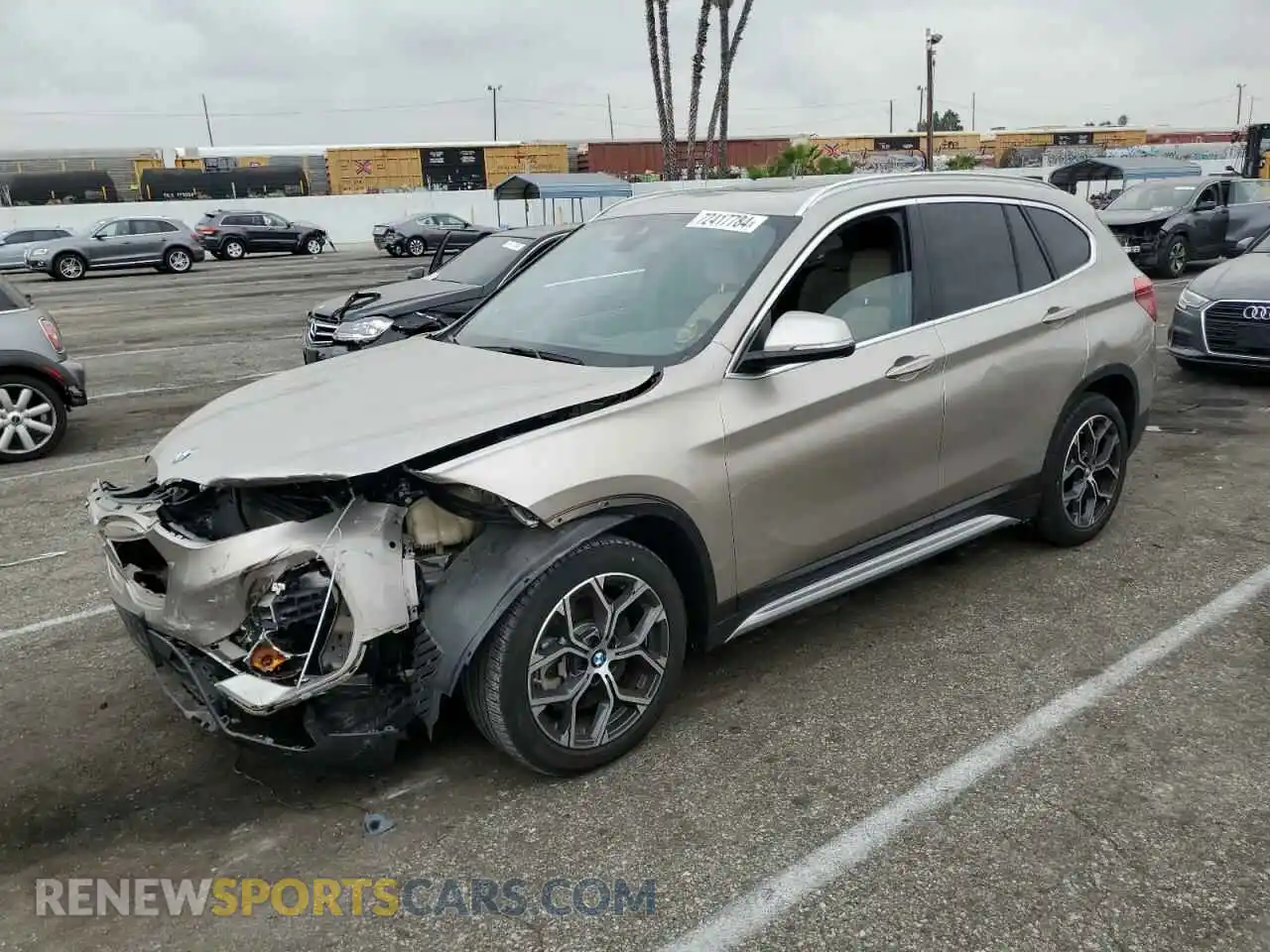 1 Photograph of a damaged car WBXJG7C01M5U38154 BMW X1 2021