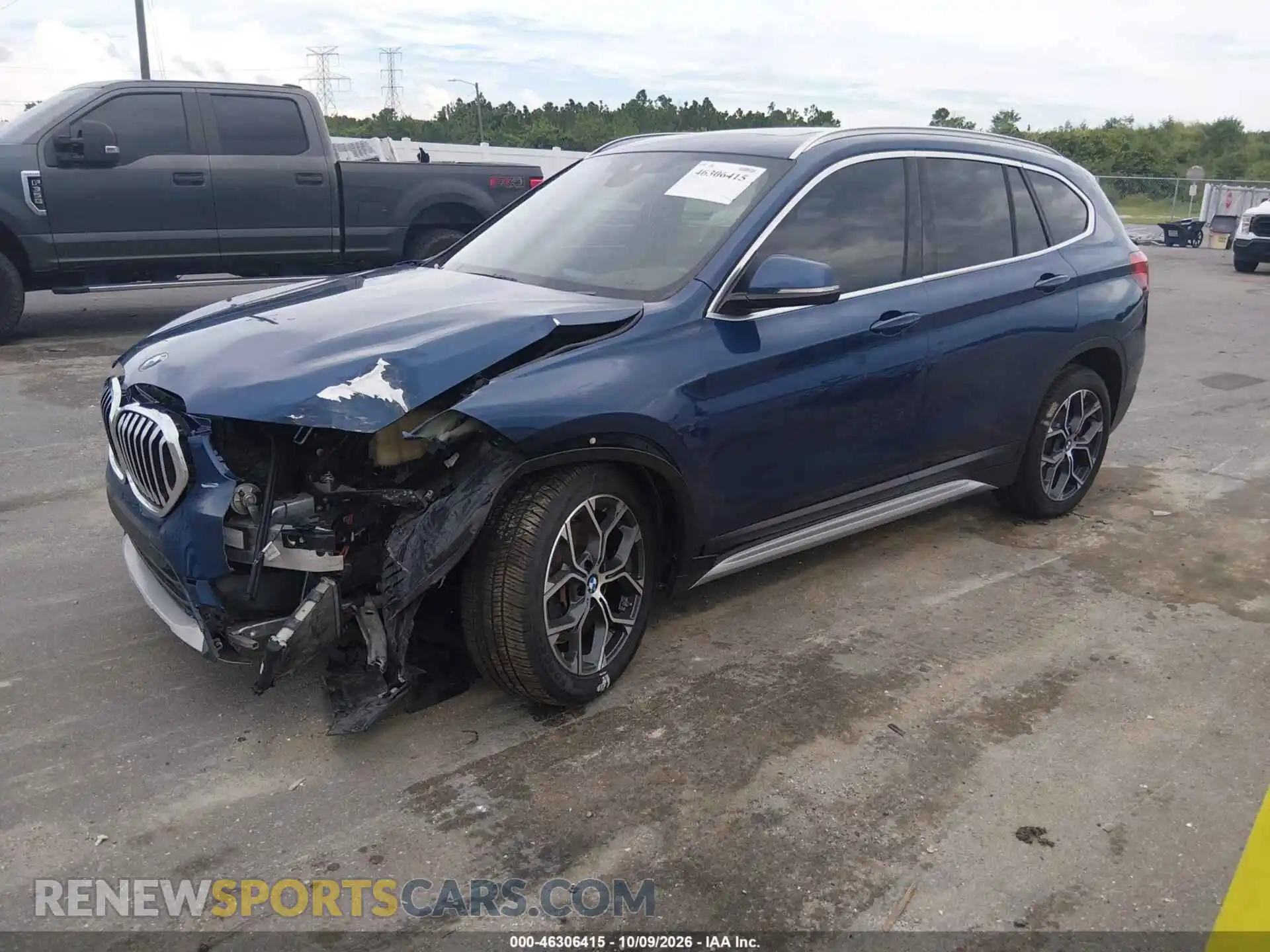2 Фотография поврежденного автомобиля WBXJG7C02M3M77721 BMW X1 2021