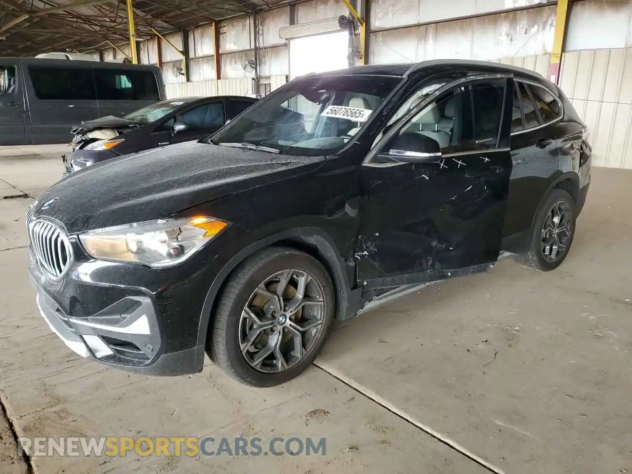 1 fotografías del automóvil dañado WBXJG7C02M5S30154 BMW X1 2021