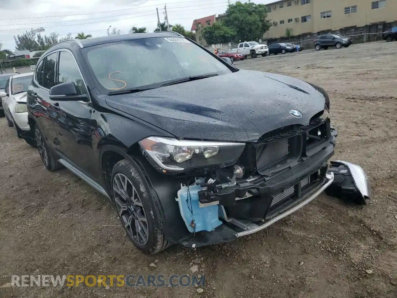 1 Photograph of a damaged car WBXJG7C03M5U07195 BMW X1 2021