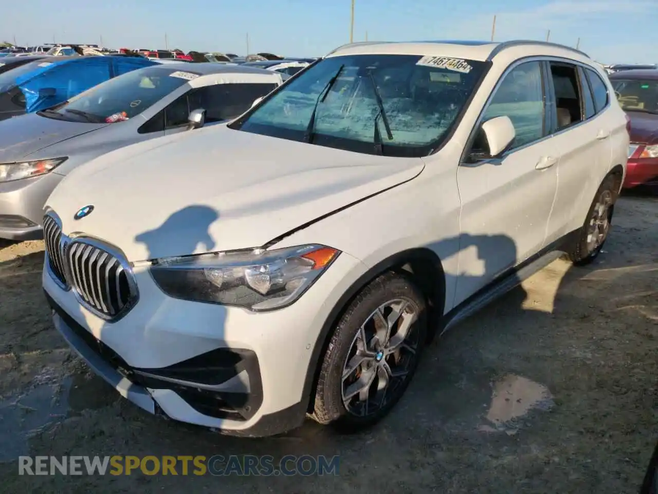 1 Photograph of a damaged car WBXJG7C04M5S30432 BMW X1 2021
