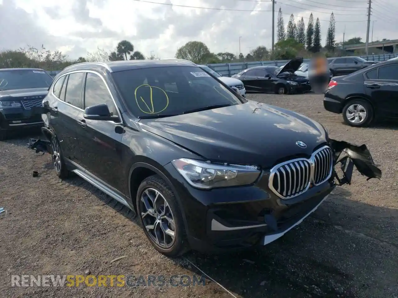 1 Photograph of a damaged car WBXJG7C05M3M73467 BMW X1 2021