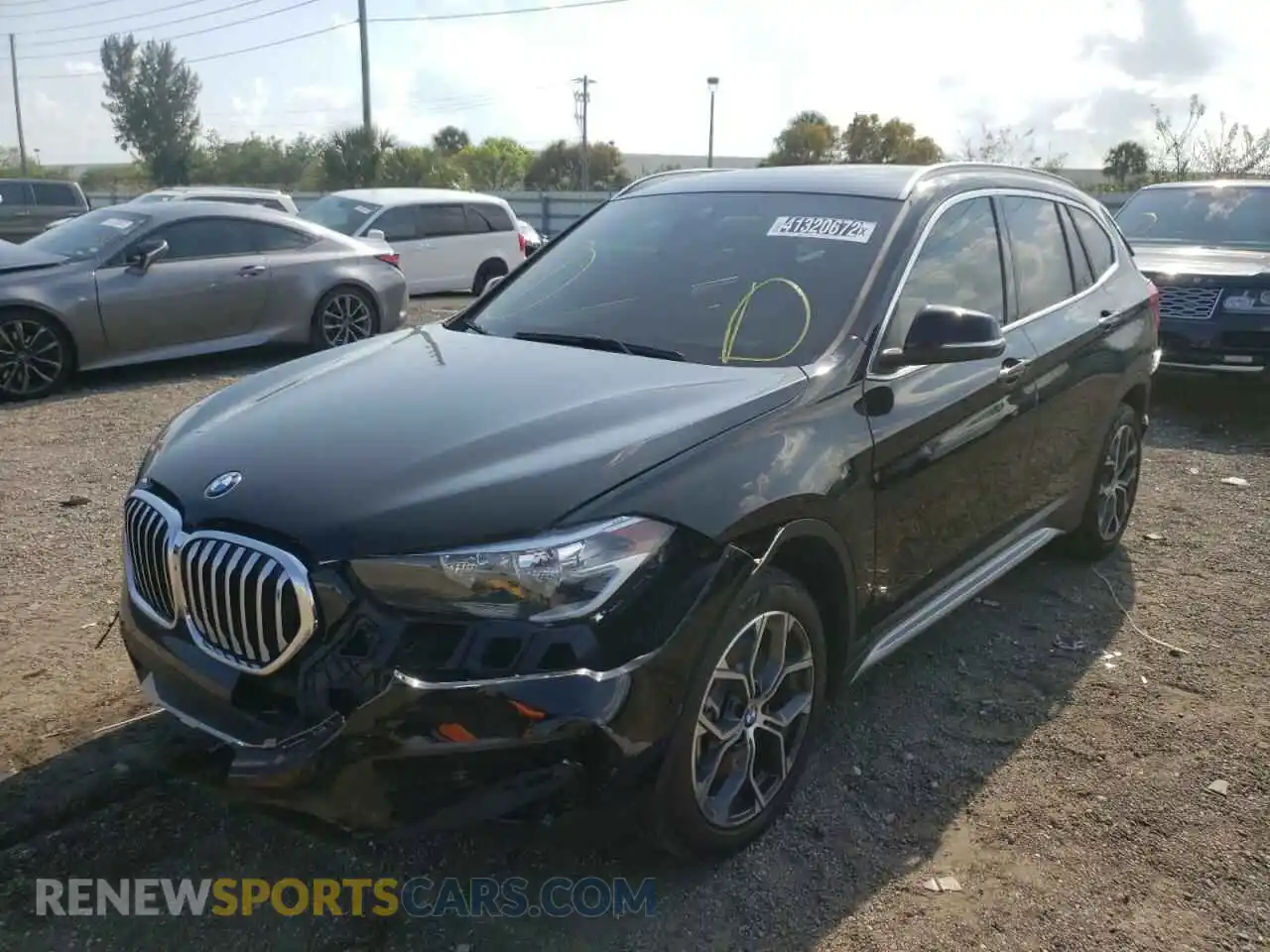 2 Photograph of a damaged car WBXJG7C05M3M73467 BMW X1 2021