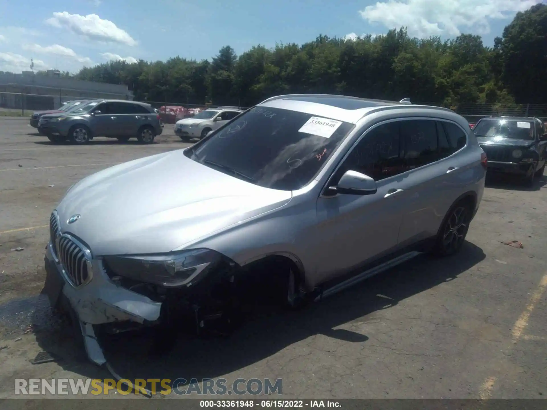 2 Photograph of a damaged car WBXJG7C05M5T25002 BMW X1 2021