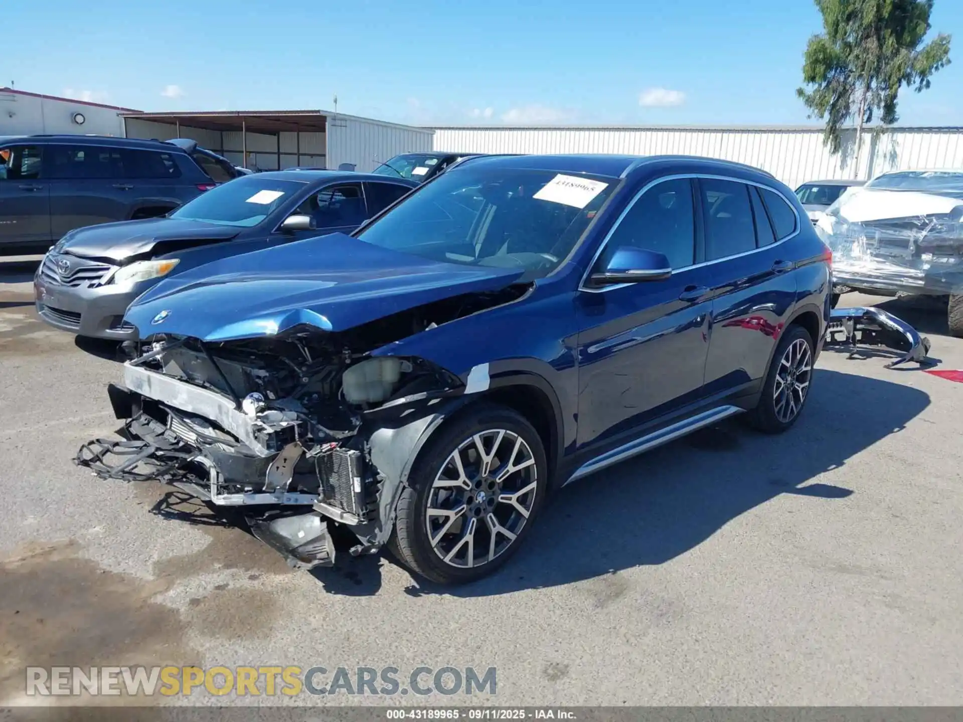 2 Photograph of a damaged car WBXJG7C05M5T49803 BMW X1 2021