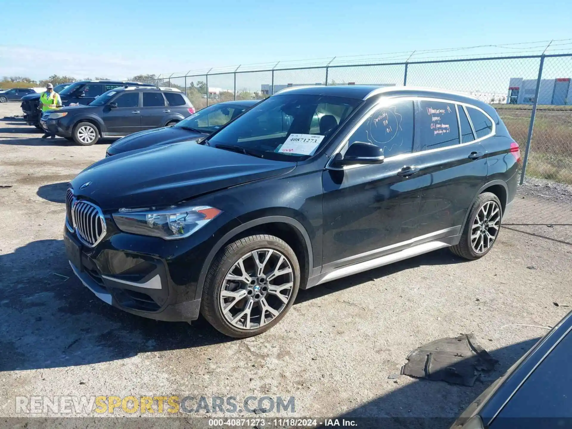 2 Photograph of a damaged car WBXJG7C05M5U07859 BMW X1 2021