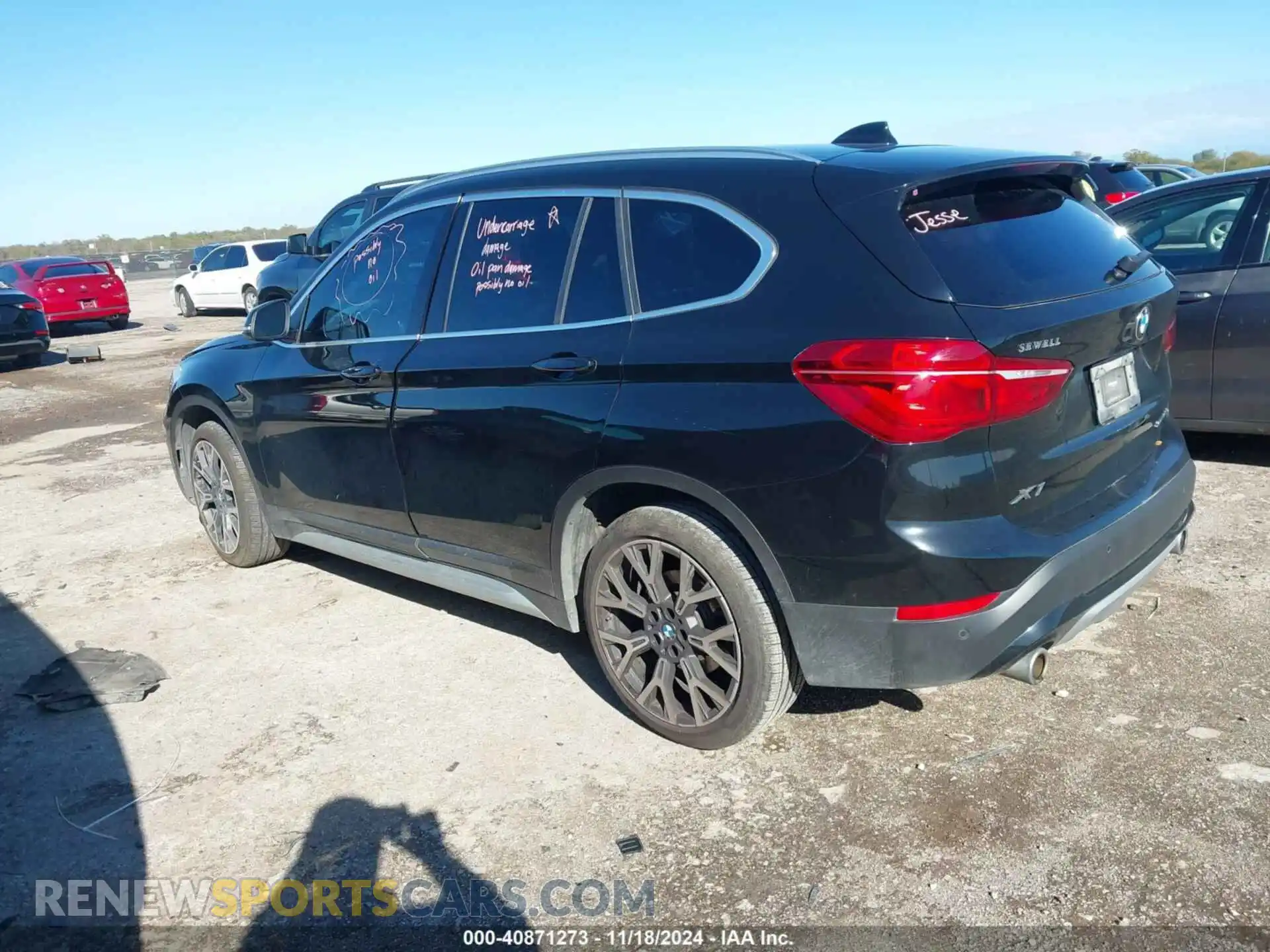3 Photograph of a damaged car WBXJG7C05M5U07859 BMW X1 2021