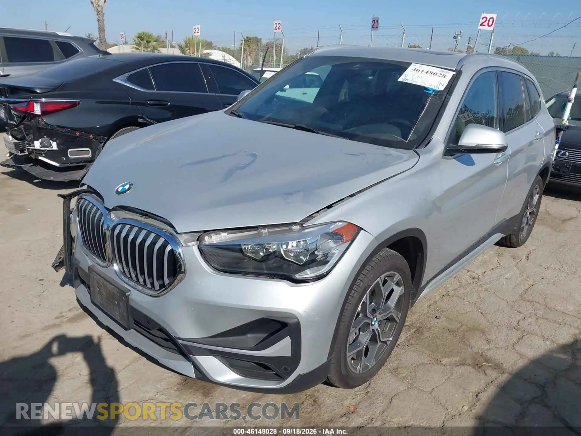 2 Photograph of a damaged car WBXJG7C06M5T65668 BMW X1 2021