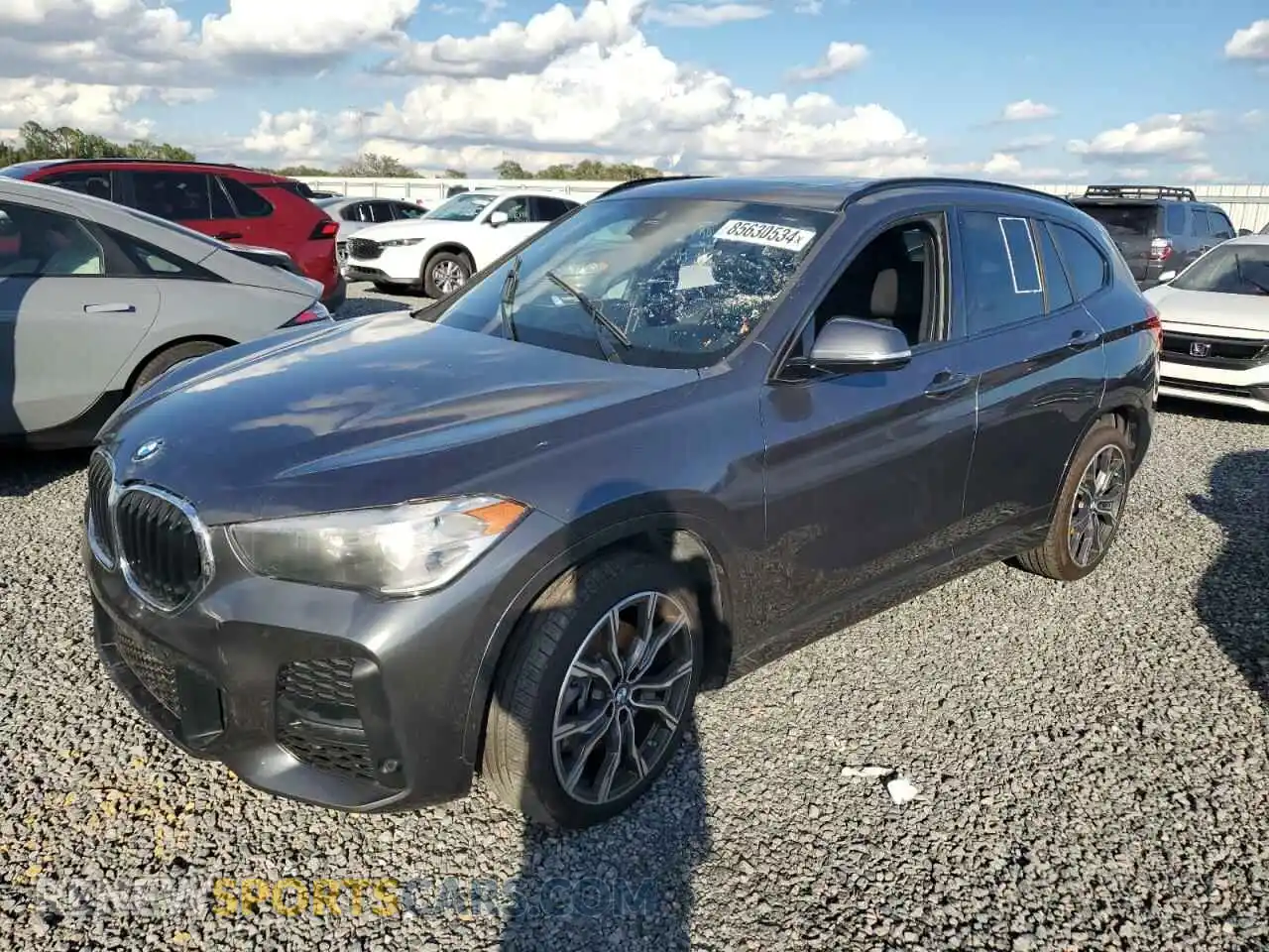 1 Photograph of a damaged car WBXJG7C07M5S26665 BMW X1 2021