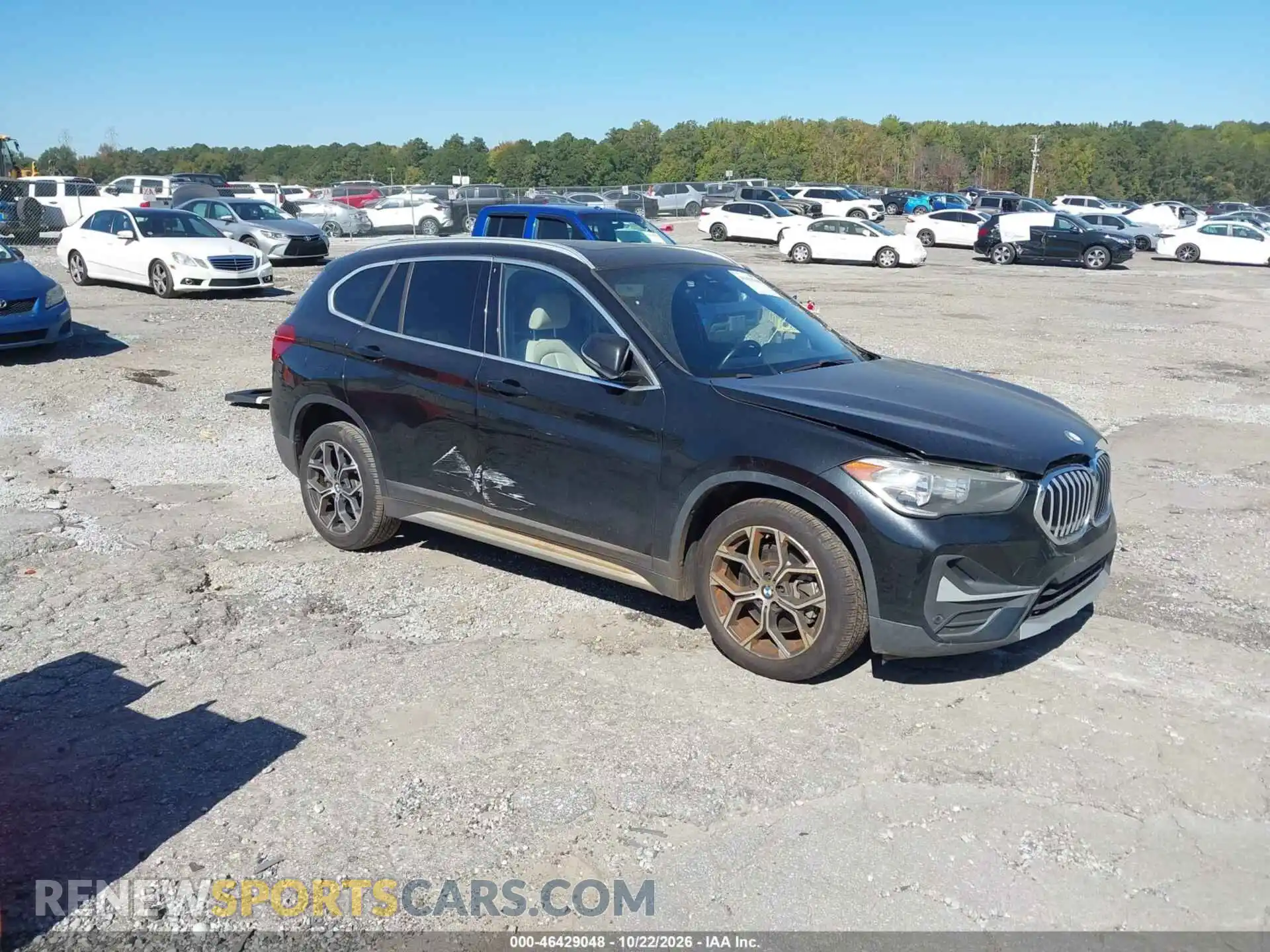 1 Photograph of a damaged car WBXJG7C08M3M74743 BMW X1 2021