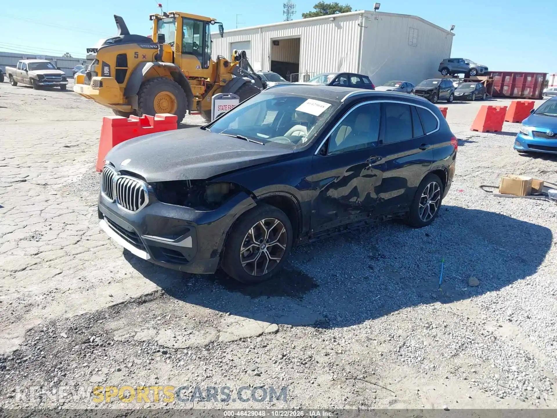 2 Photograph of a damaged car WBXJG7C08M3M74743 BMW X1 2021