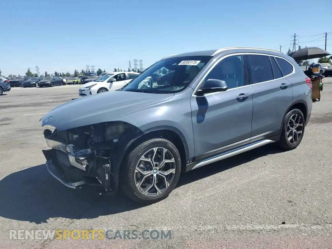 1 Photograph of a damaged car WBXJG7C08M3M75360 BMW X1 2021