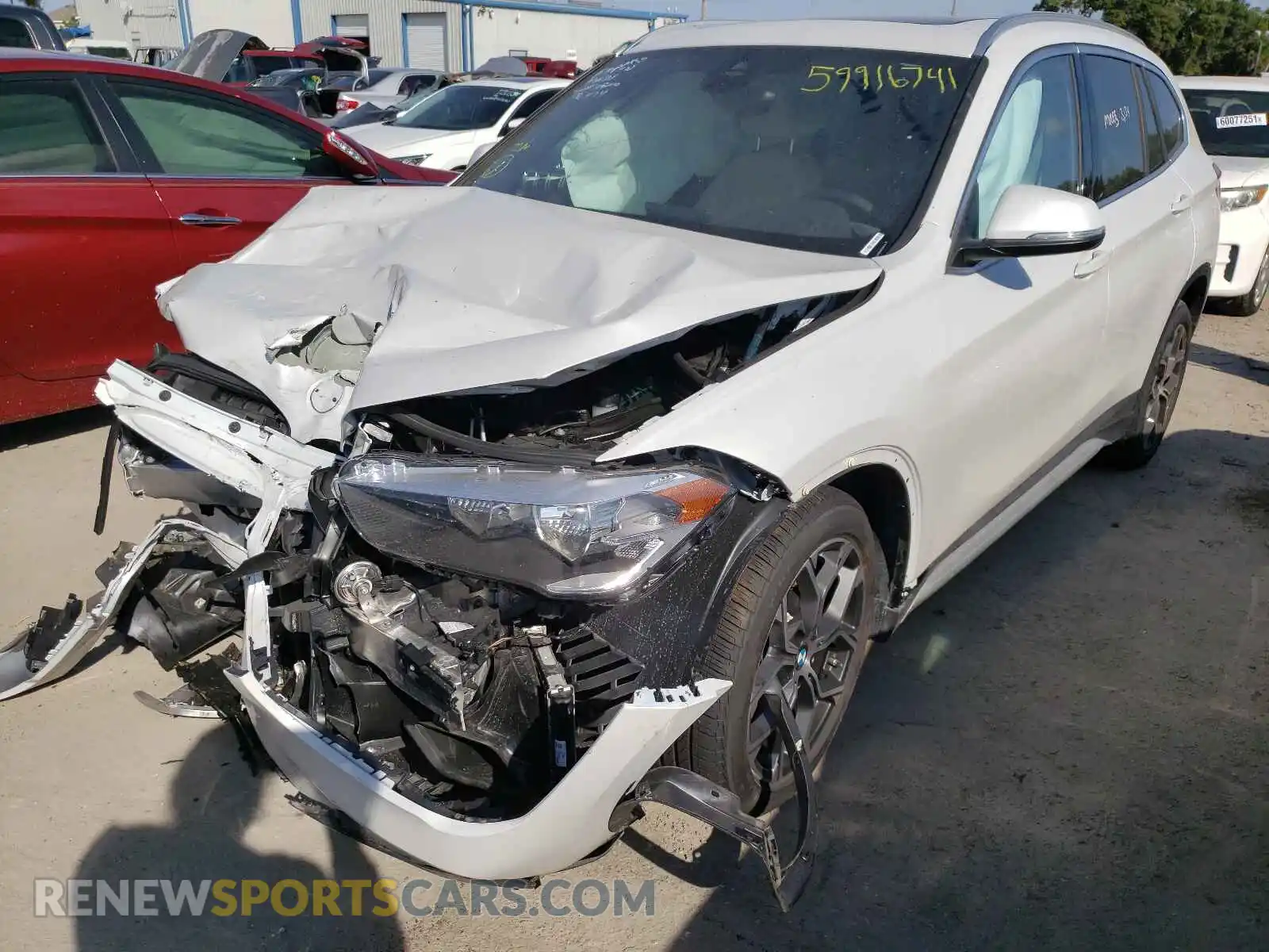 2 Photograph of a damaged car WBXJG7C09M5T96641 BMW X1 2021