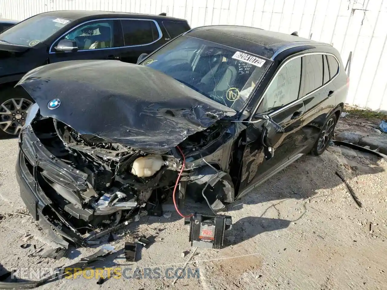 2 Photograph of a damaged car WBXJG9C00M5T54452 BMW X1 2021