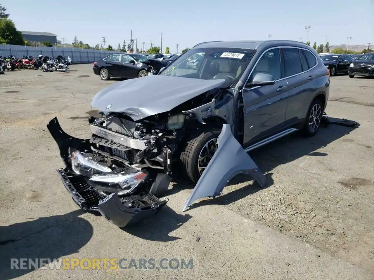 2 Photograph of a damaged car WBXJG9C00M5T93008 BMW X1 2021