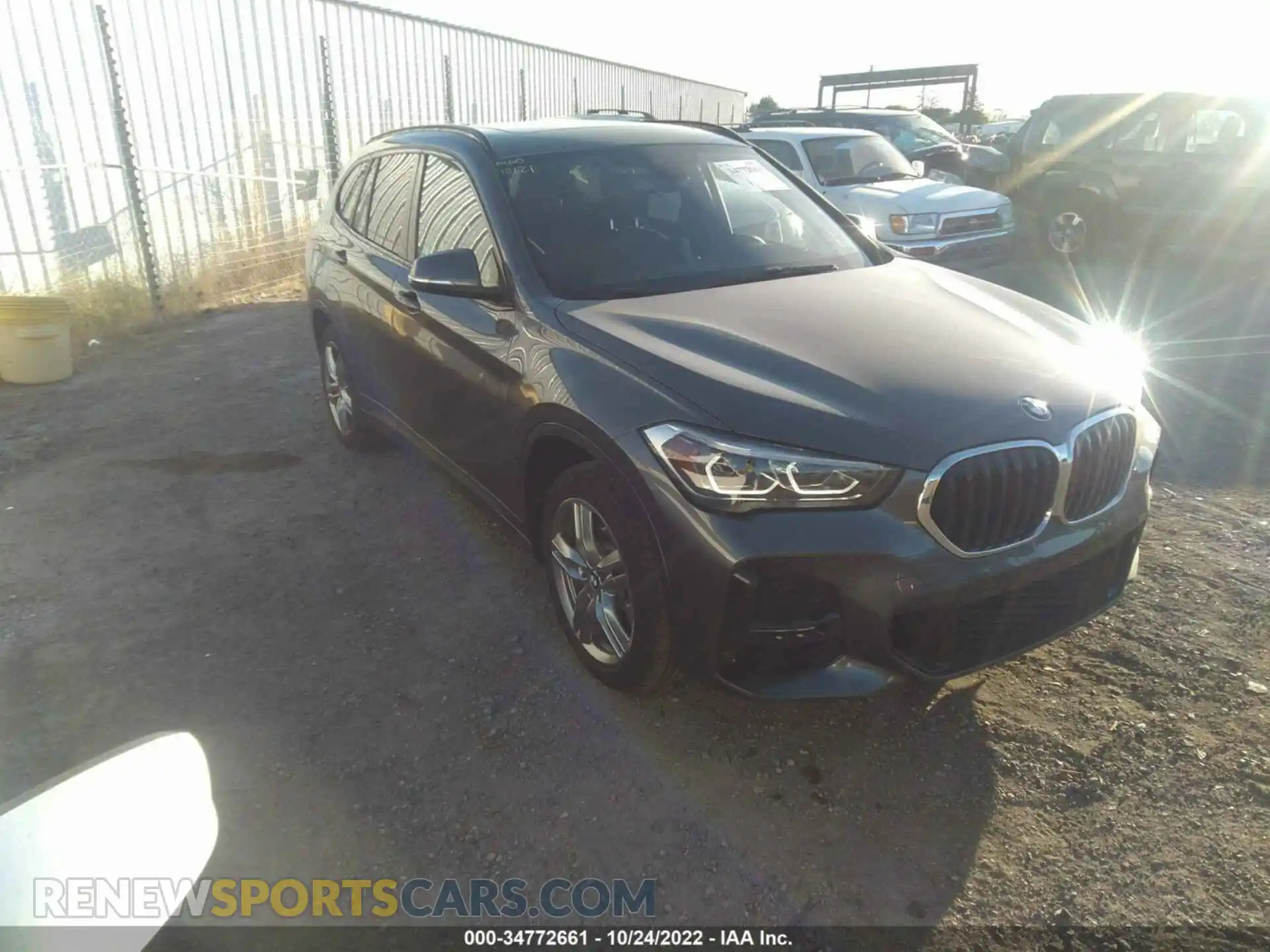 1 Photograph of a damaged car WBXJG9C00M5U36035 BMW X1 2021
