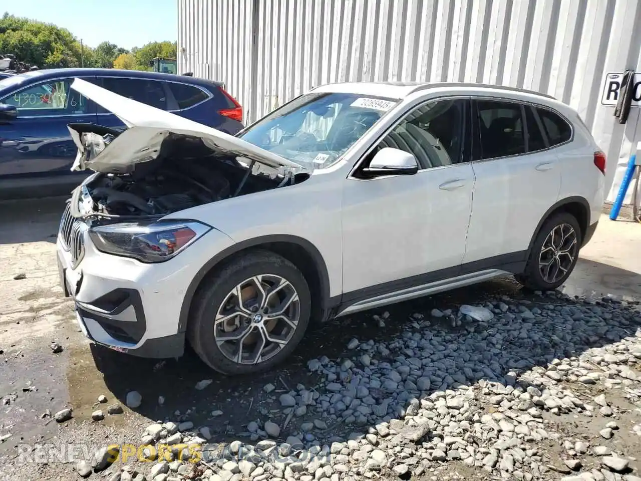 1 Photograph of a damaged car WBXJG9C00M5U43258 BMW X1 2021
