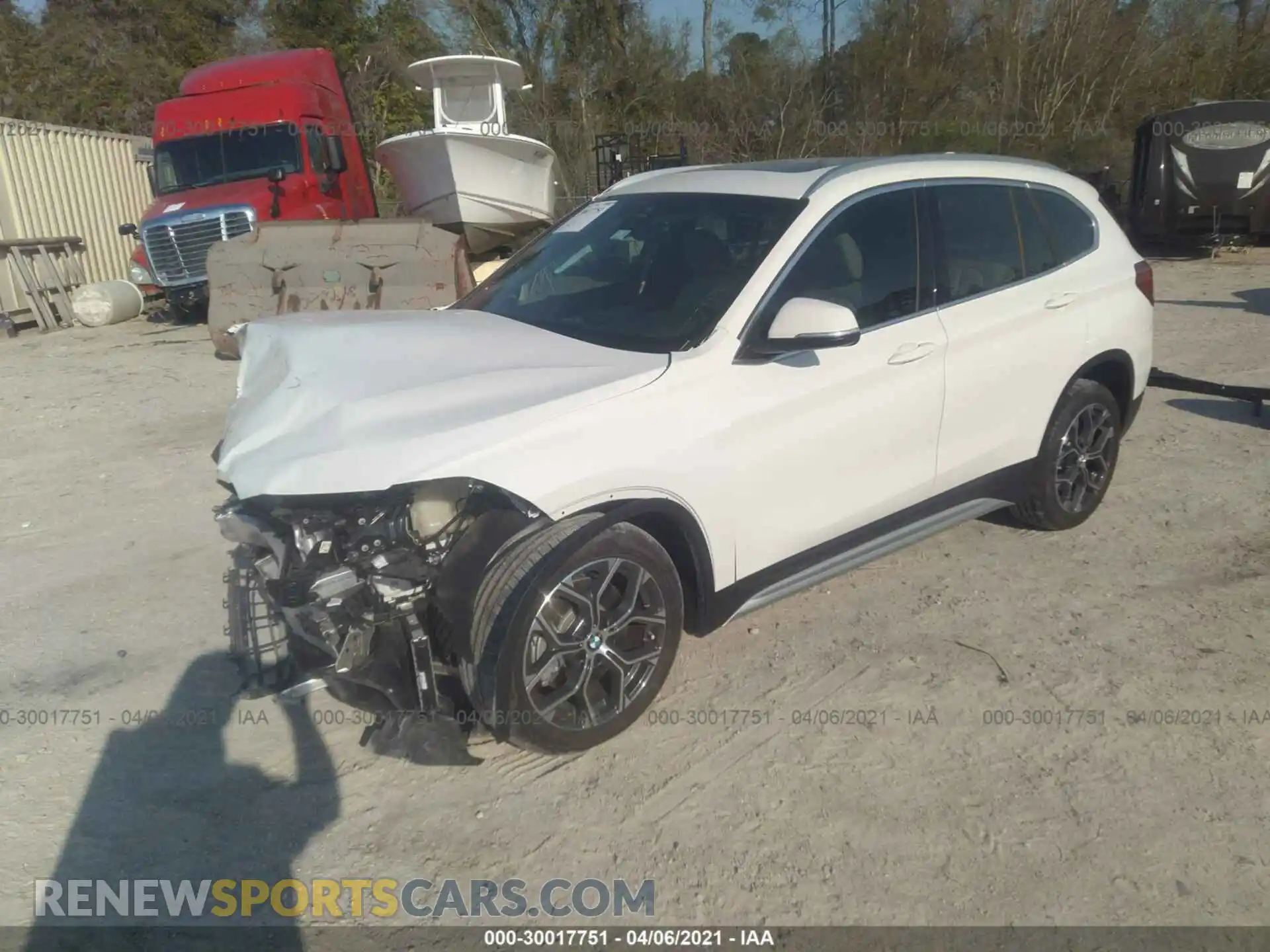 2 Photograph of a damaged car WBXJG9C01M5S29072 BMW X1 2021
