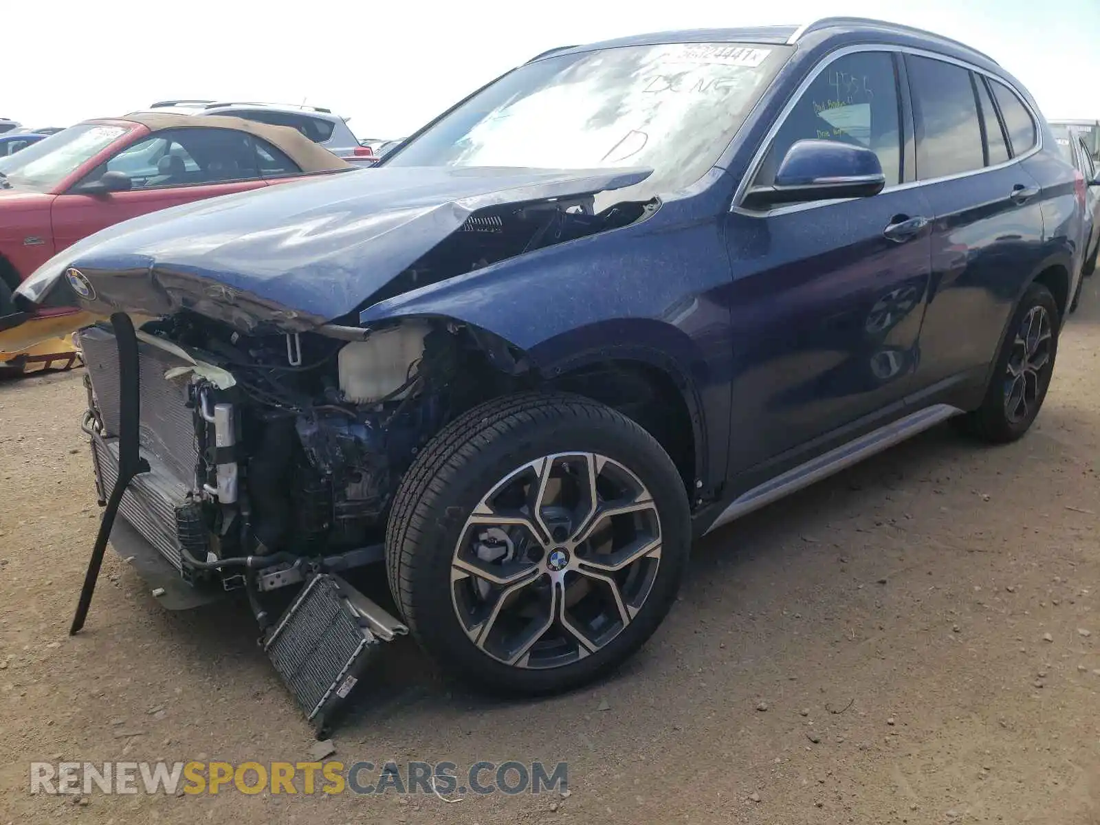 2 Photograph of a damaged car WBXJG9C01M5S66705 BMW X1 2021