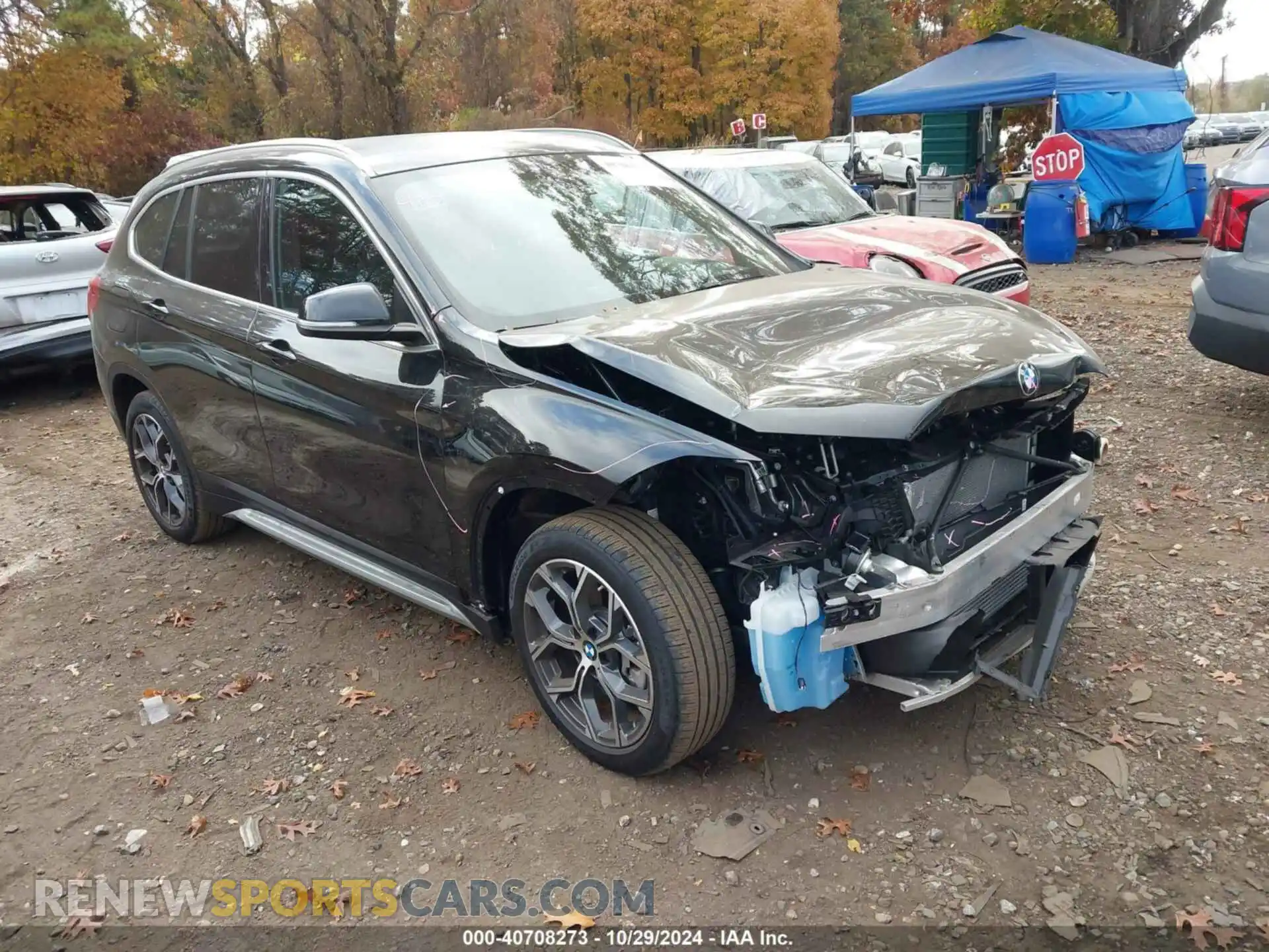 1 Photograph of a damaged car WBXJG9C01M5U34536 BMW X1 2021