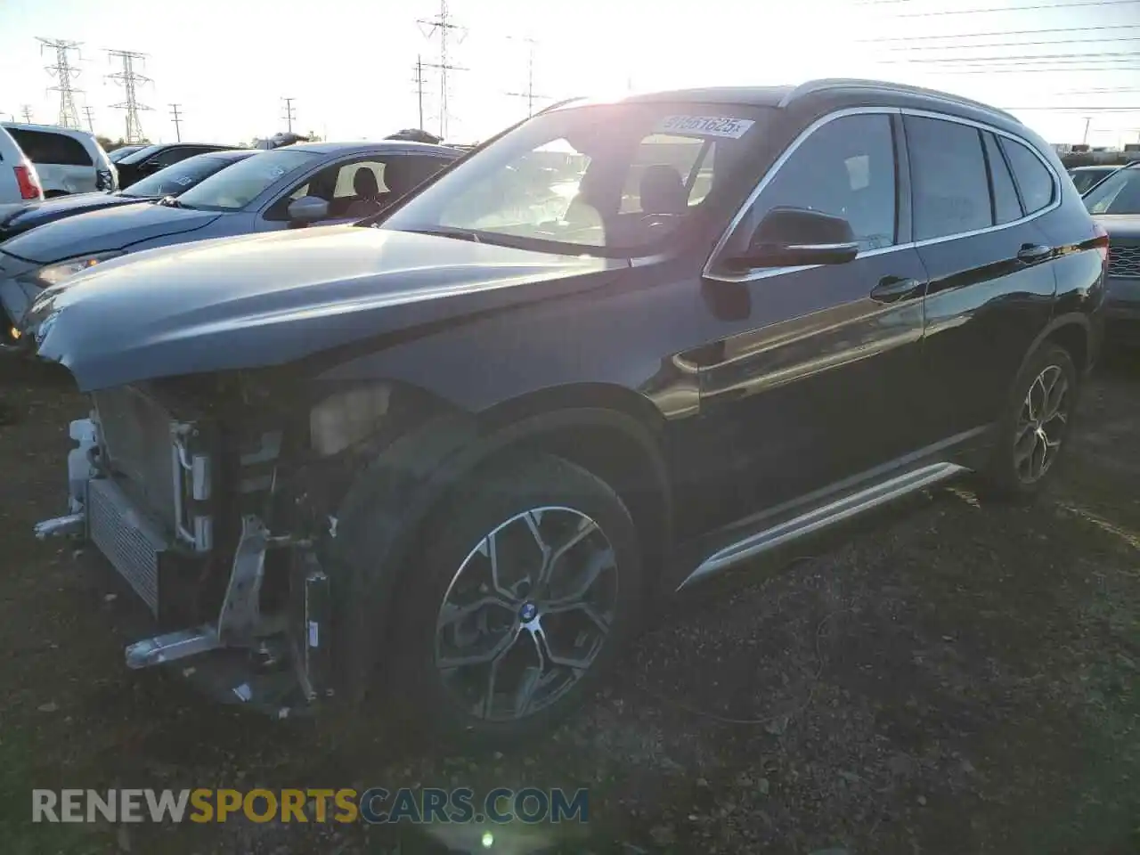 1 Photograph of a damaged car WBXJG9C02M3M65936 BMW X1 2021