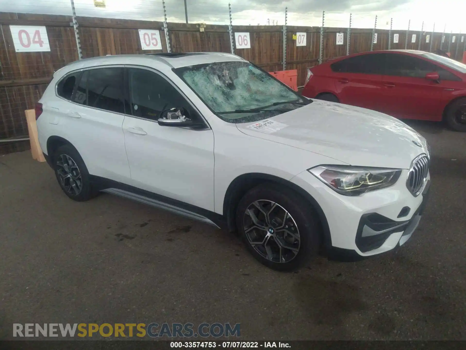 1 Photograph of a damaged car WBXJG9C02M3M67220 BMW X1 2021