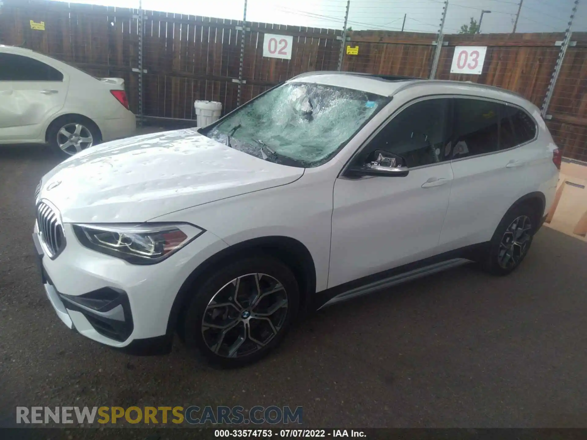 2 Photograph of a damaged car WBXJG9C02M3M67220 BMW X1 2021