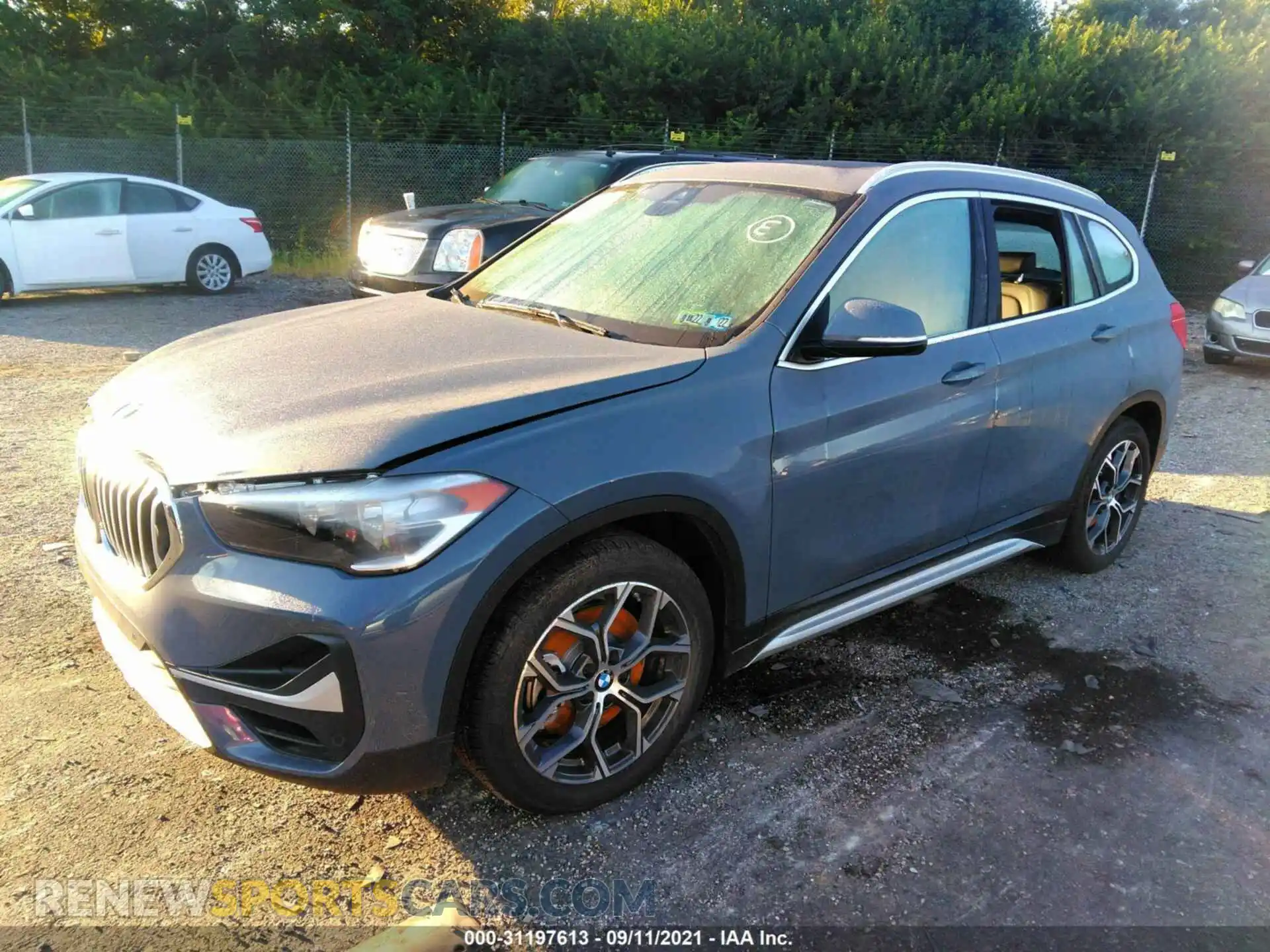 2 Photograph of a damaged car WBXJG9C02M5S28156 BMW X1 2021