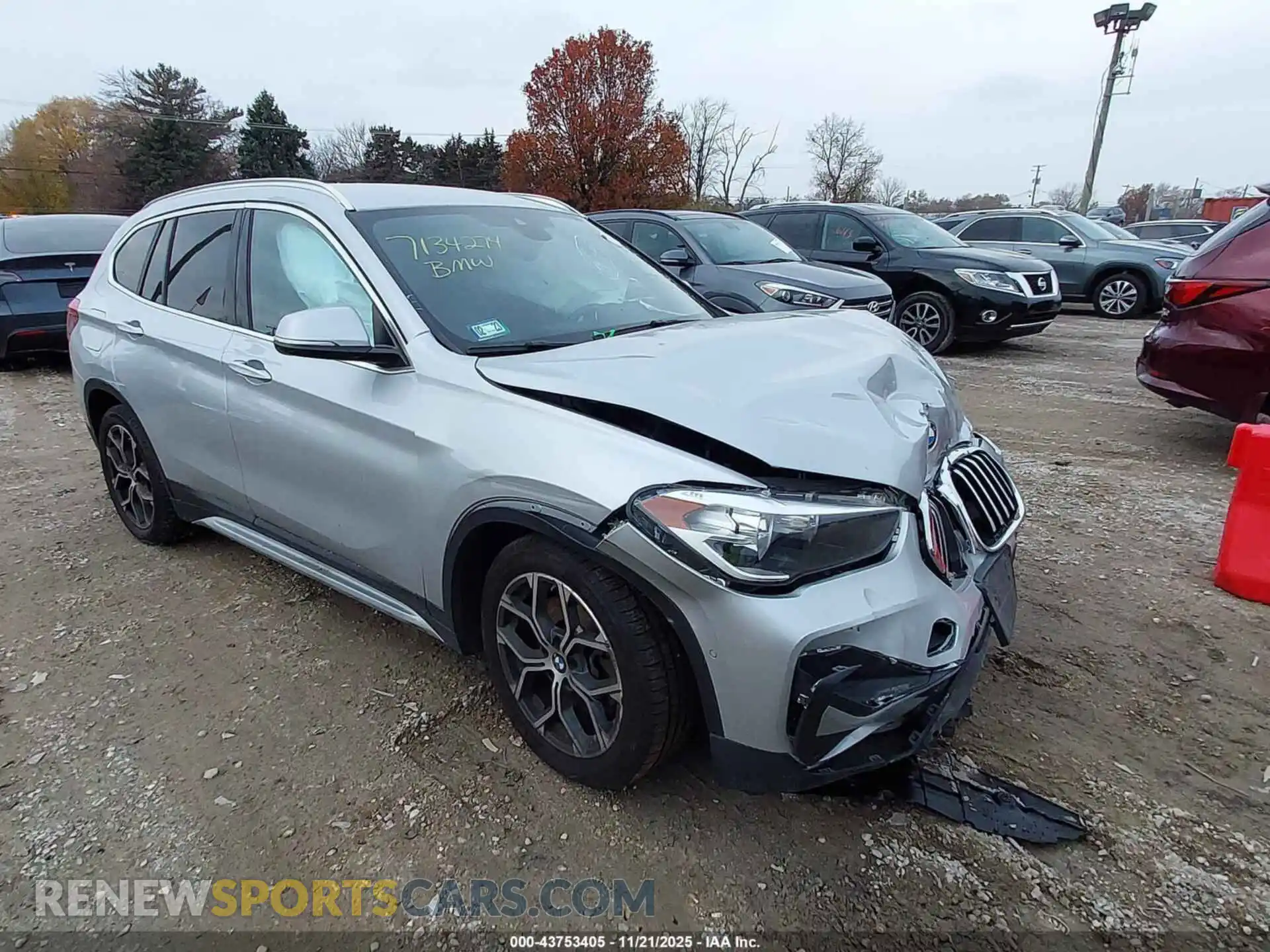 1 Photograph of a damaged car WBXJG9C02M5U13159 BMW X1 2021