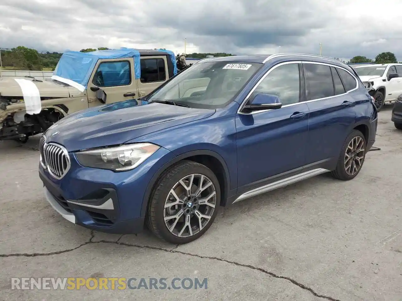 1 Photograph of a damaged car WBXJG9C04M5S70070 BMW X1 2021