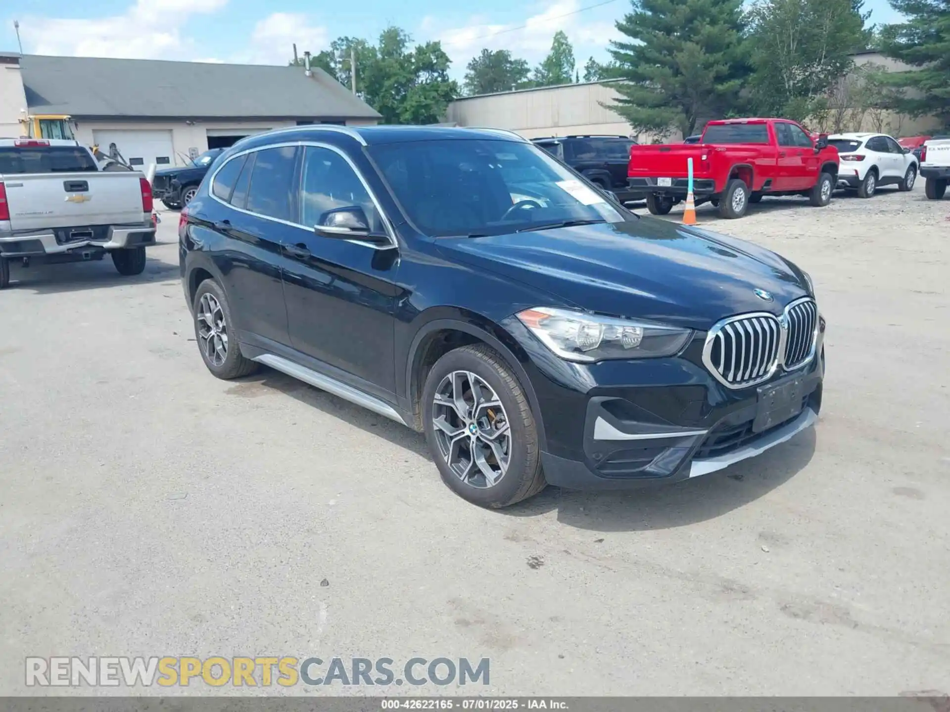 1 Photograph of a damaged car WBXJG9C04M5U29539 BMW X1 2021