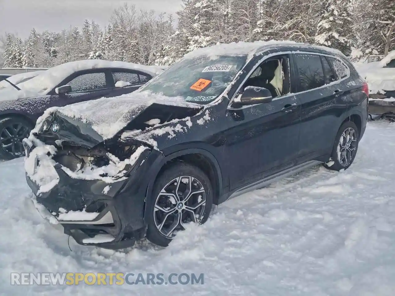 1 Photograph of a damaged car WBXJG9C05M5S31052 BMW X1 2021