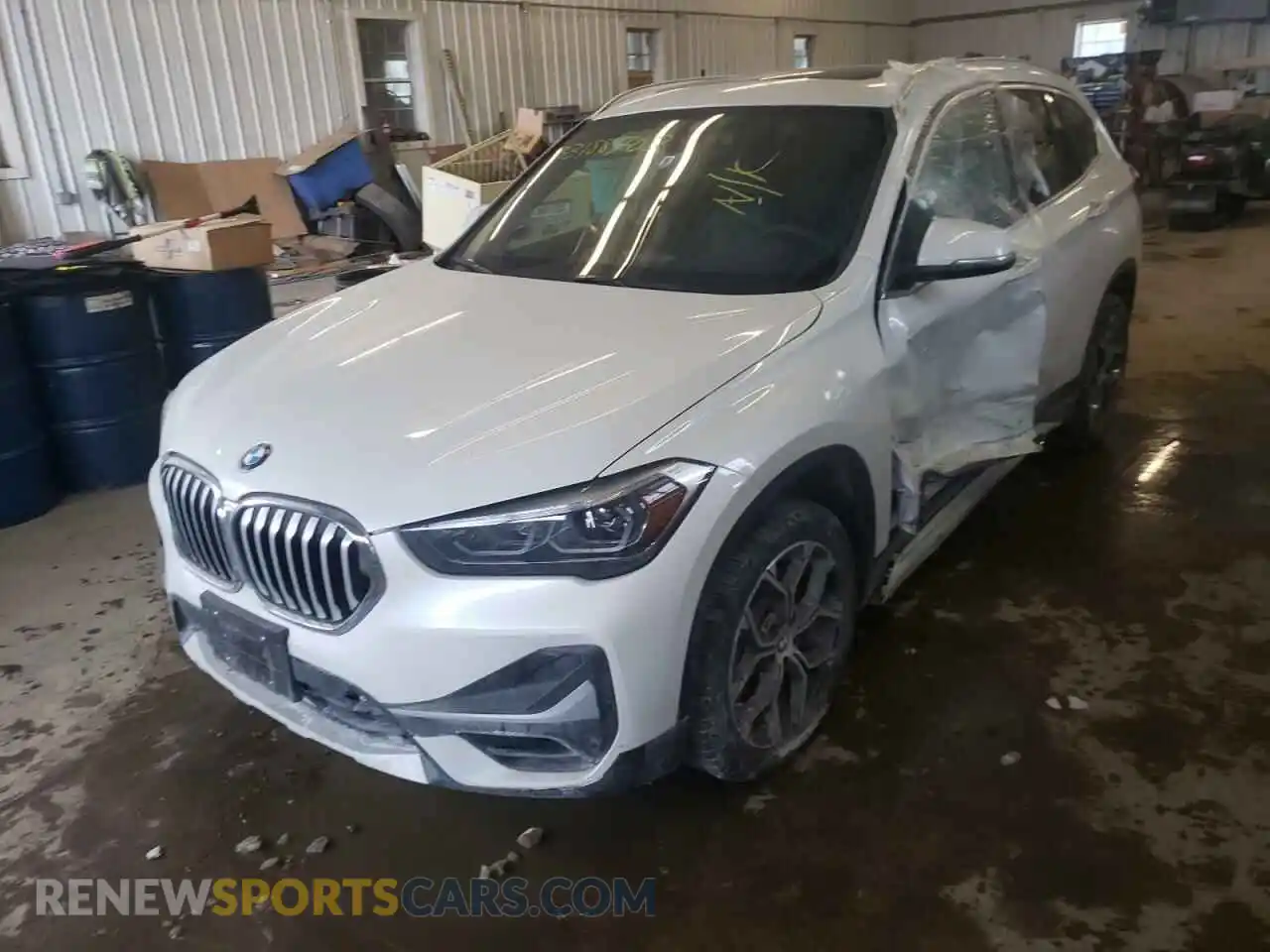 2 Photograph of a damaged car WBXJG9C05M5T24542 BMW X1 2021