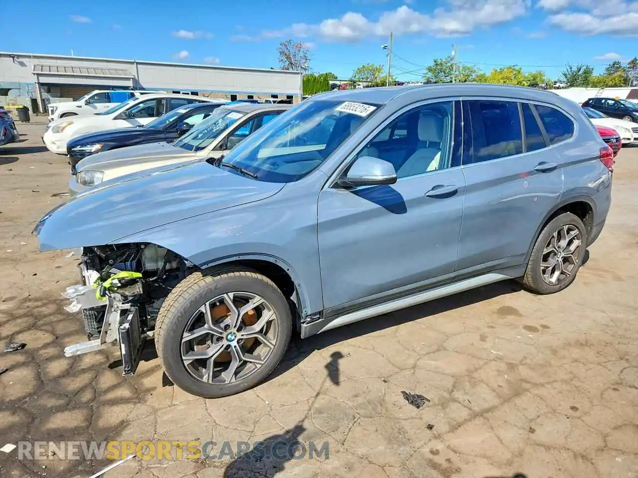 1 Photograph of a damaged car WBXJG9C06M5S36793 BMW X1 2021