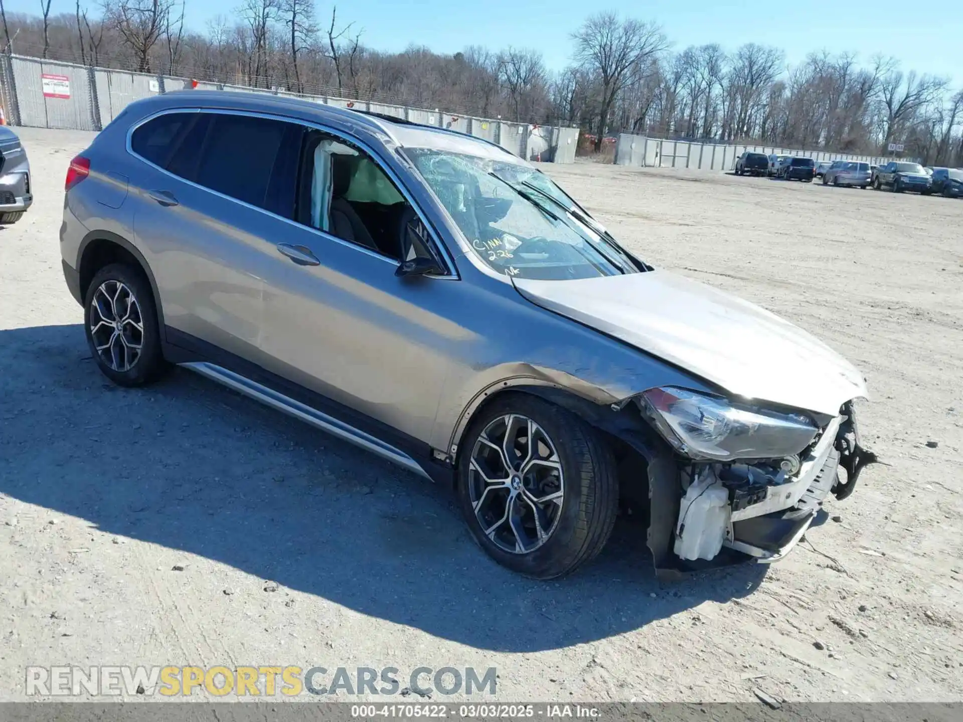 1 Photograph of a damaged car WBXJG9C06M5S85511 BMW X1 2021