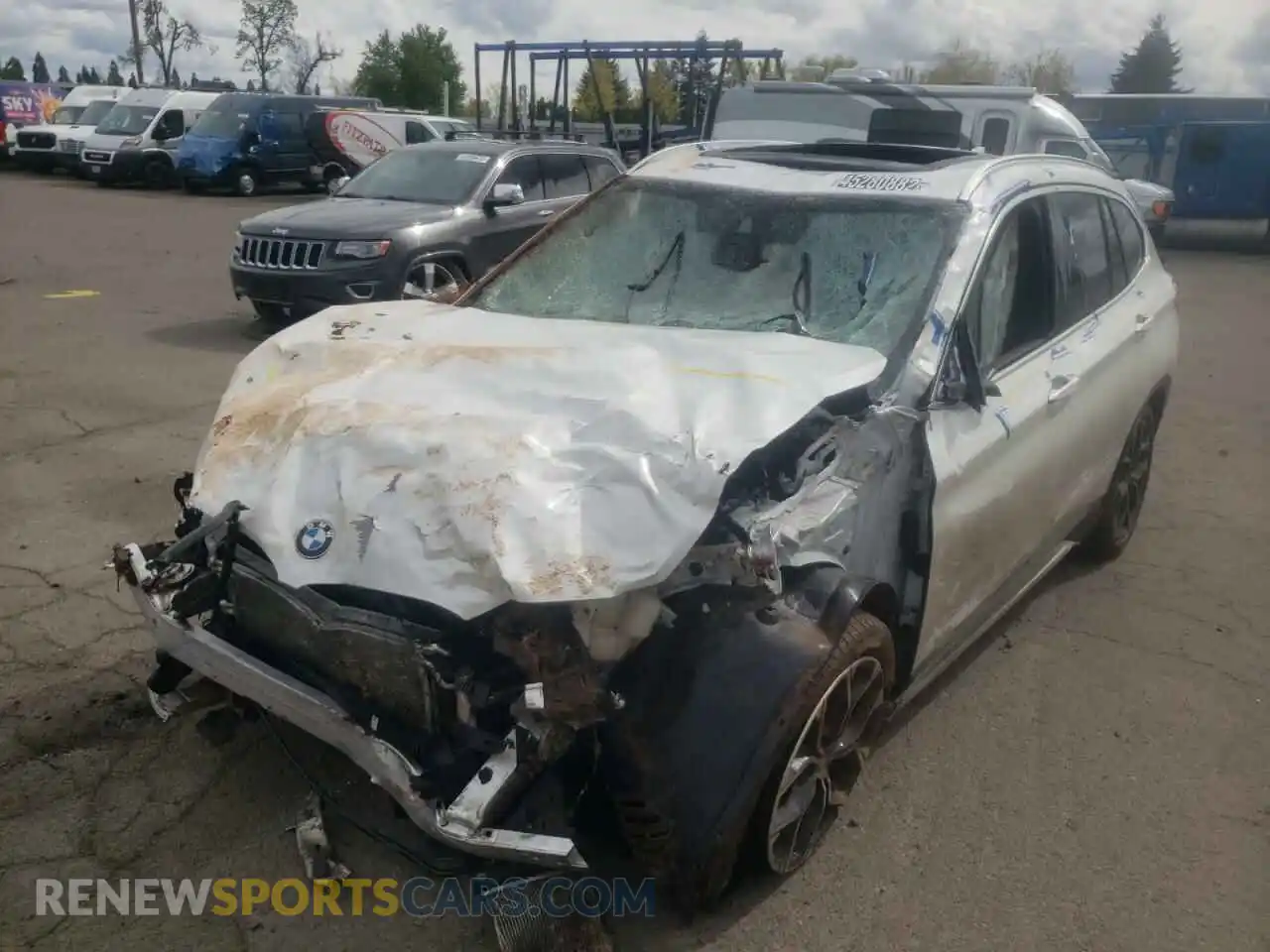 2 fotografías del automóvil dañado WBXJG9C06M5T99587 BMW X1 2021