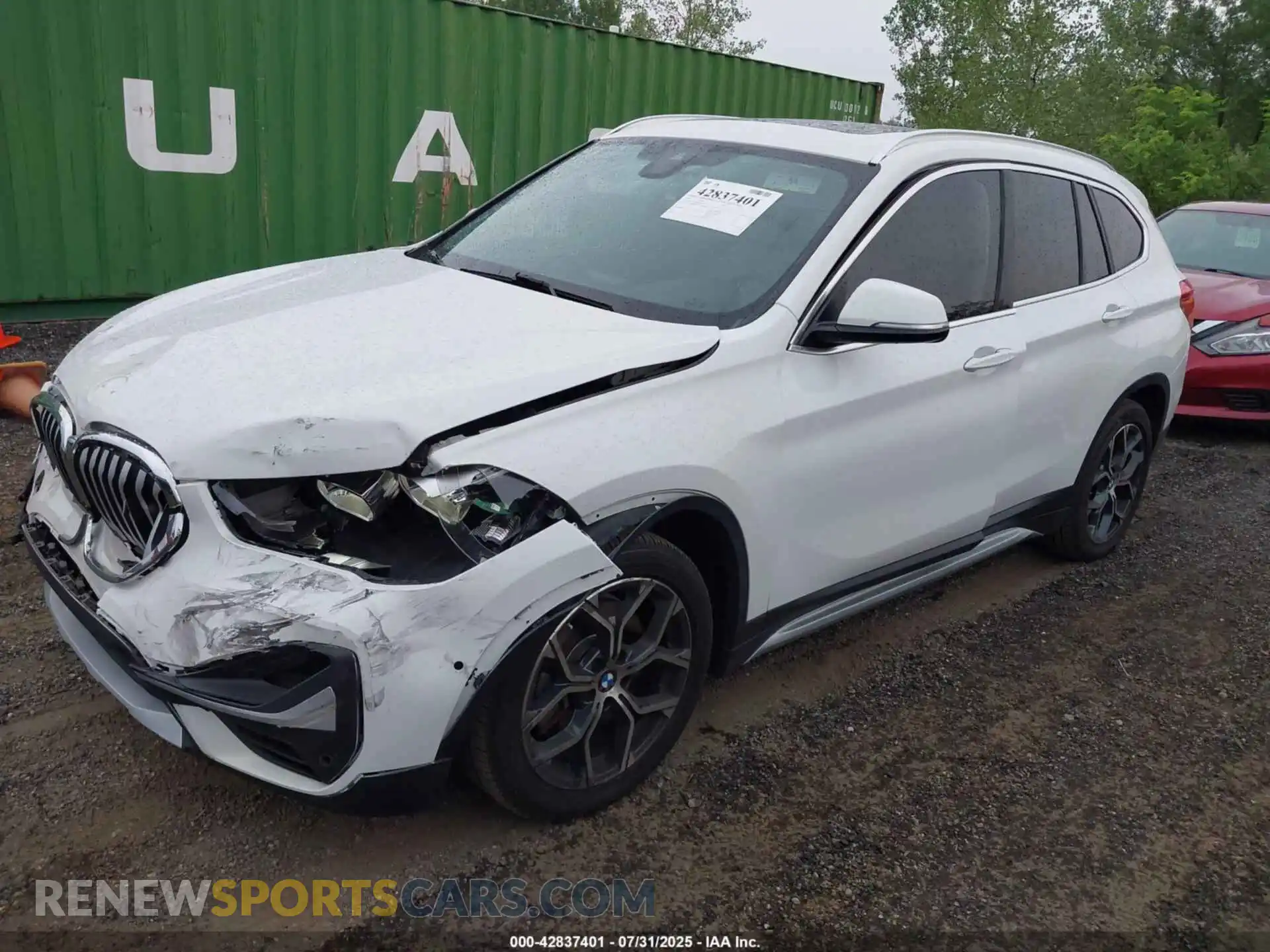 2 Photograph of a damaged car WBXJG9C07M5T11100 BMW X1 2021