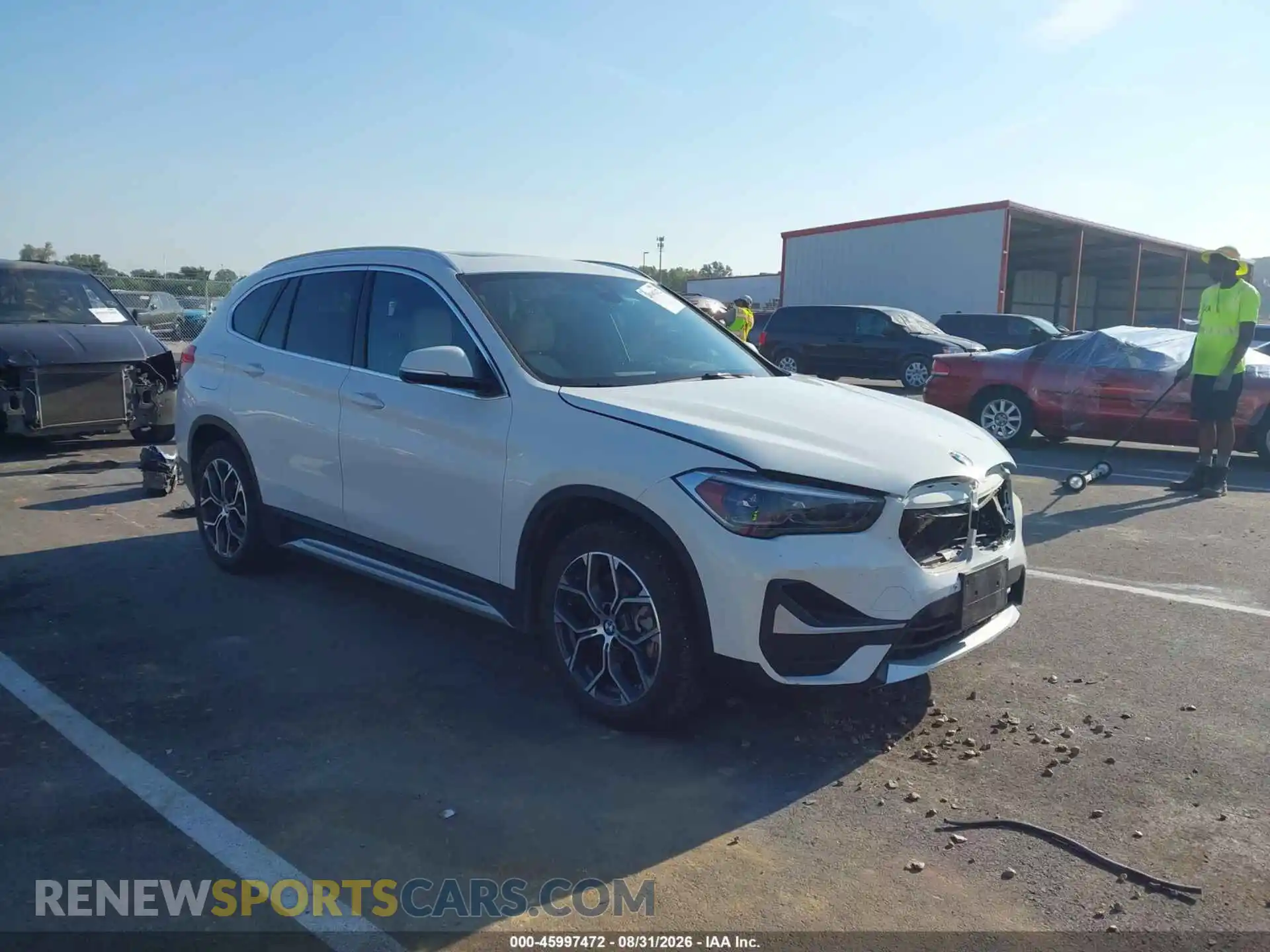 1 Photograph of a damaged car WBXJG9C07M5U31088 BMW X1 2021