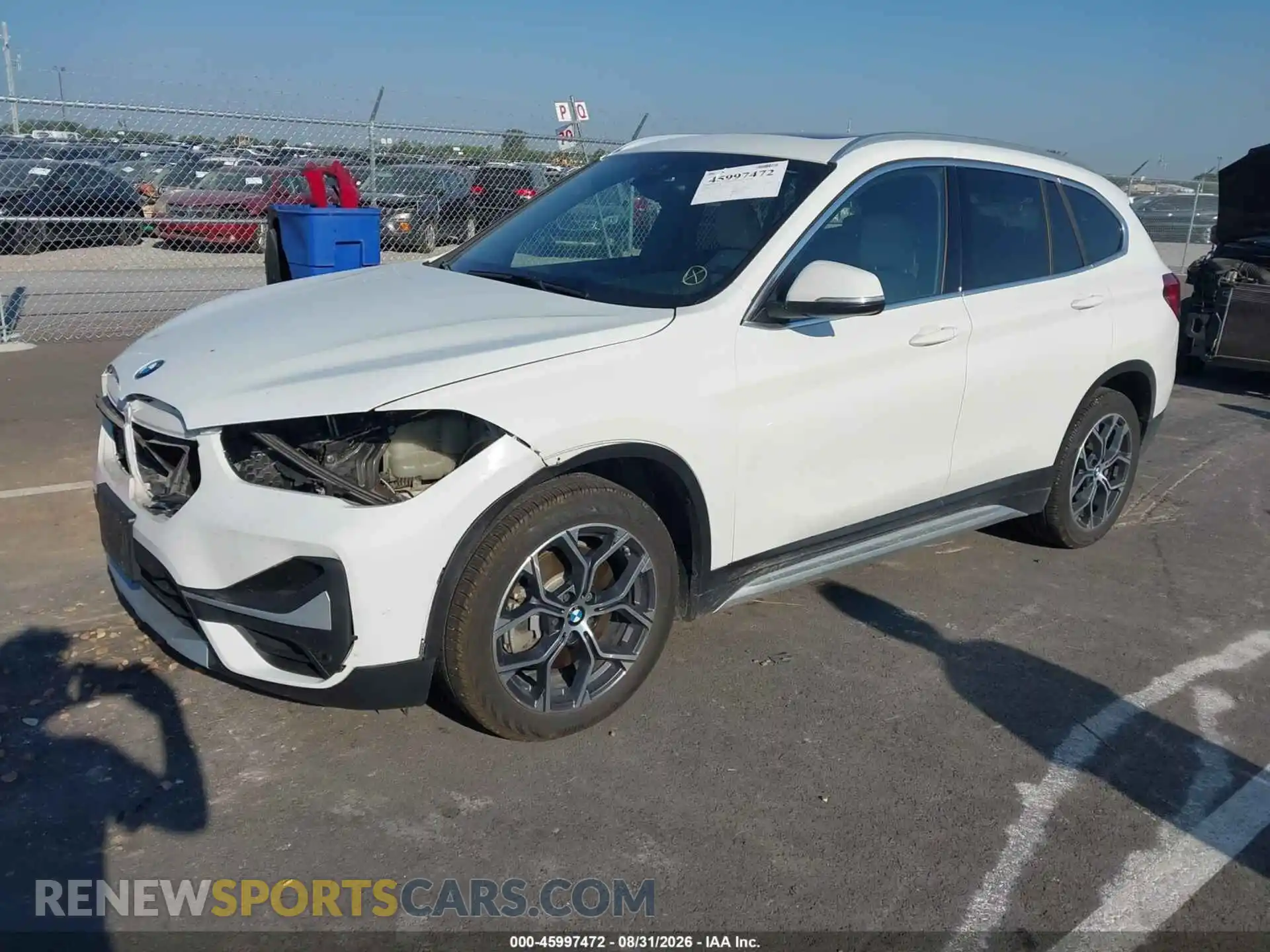 2 Photograph of a damaged car WBXJG9C07M5U31088 BMW X1 2021