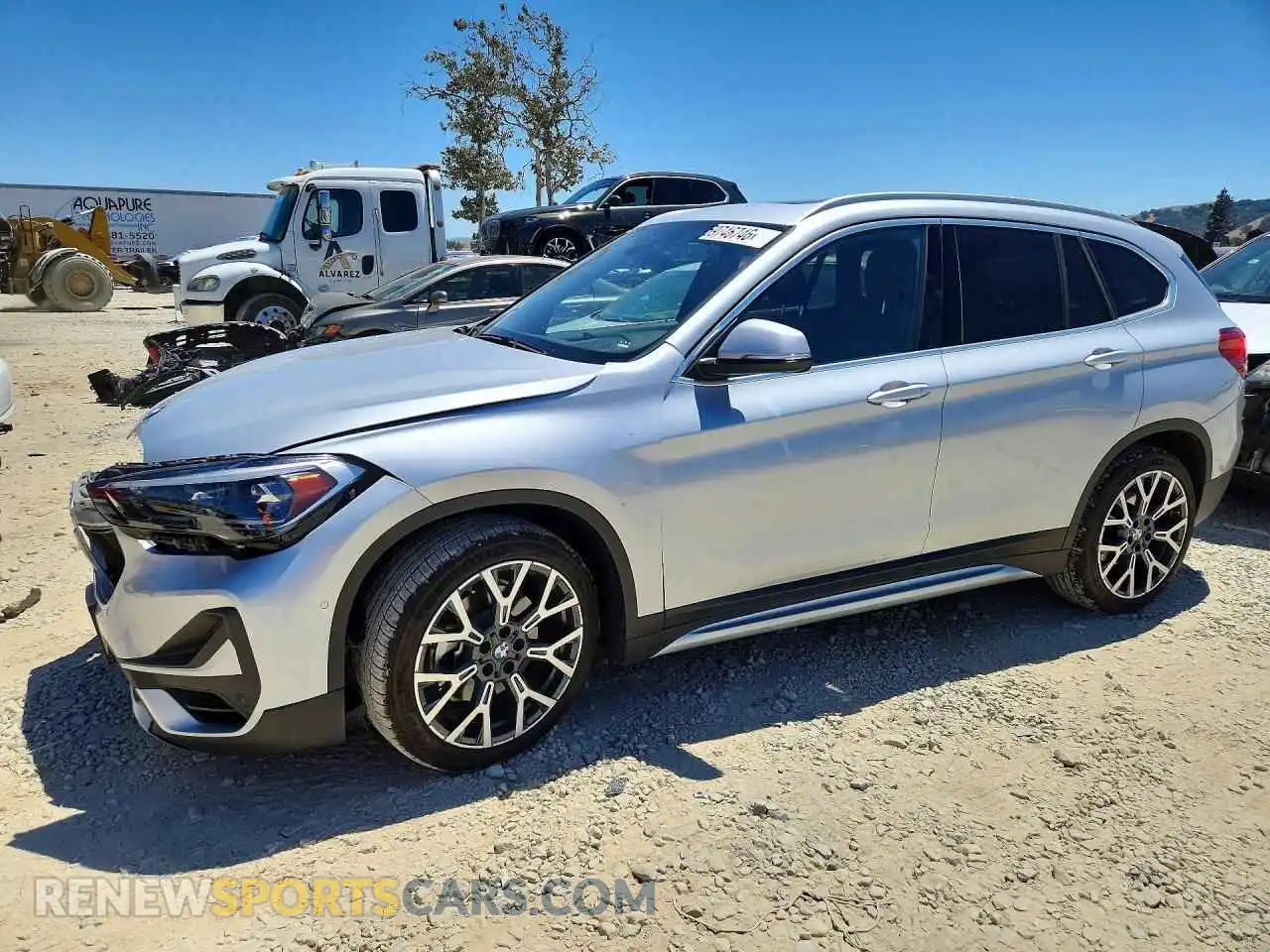 1 Photograph of a damaged car WBXJG9C08M5T79437 BMW X1 2021