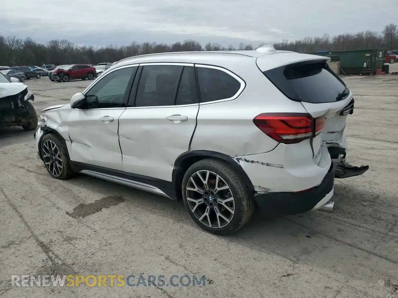 2 Photograph of a damaged car WBXJG9C09M3M72494 BMW X1 2021