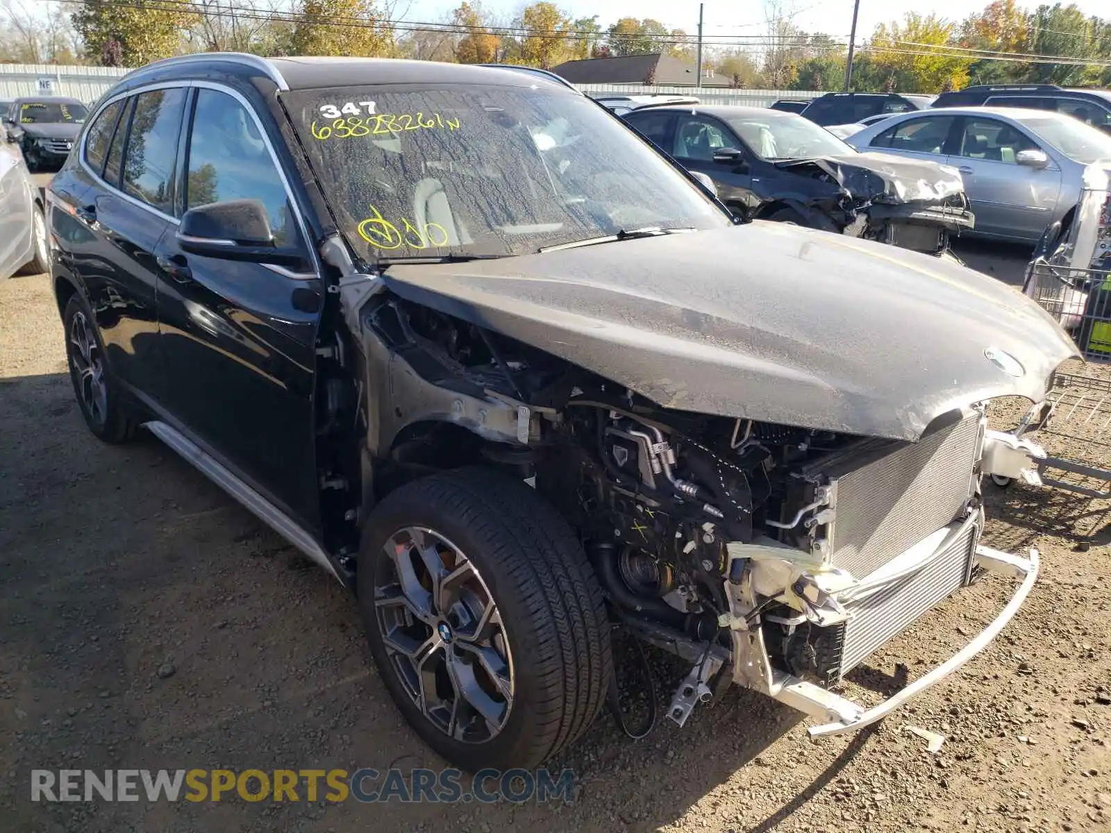 1 Photograph of a damaged car WBXJG9C0XM5S67559 BMW X1 2021