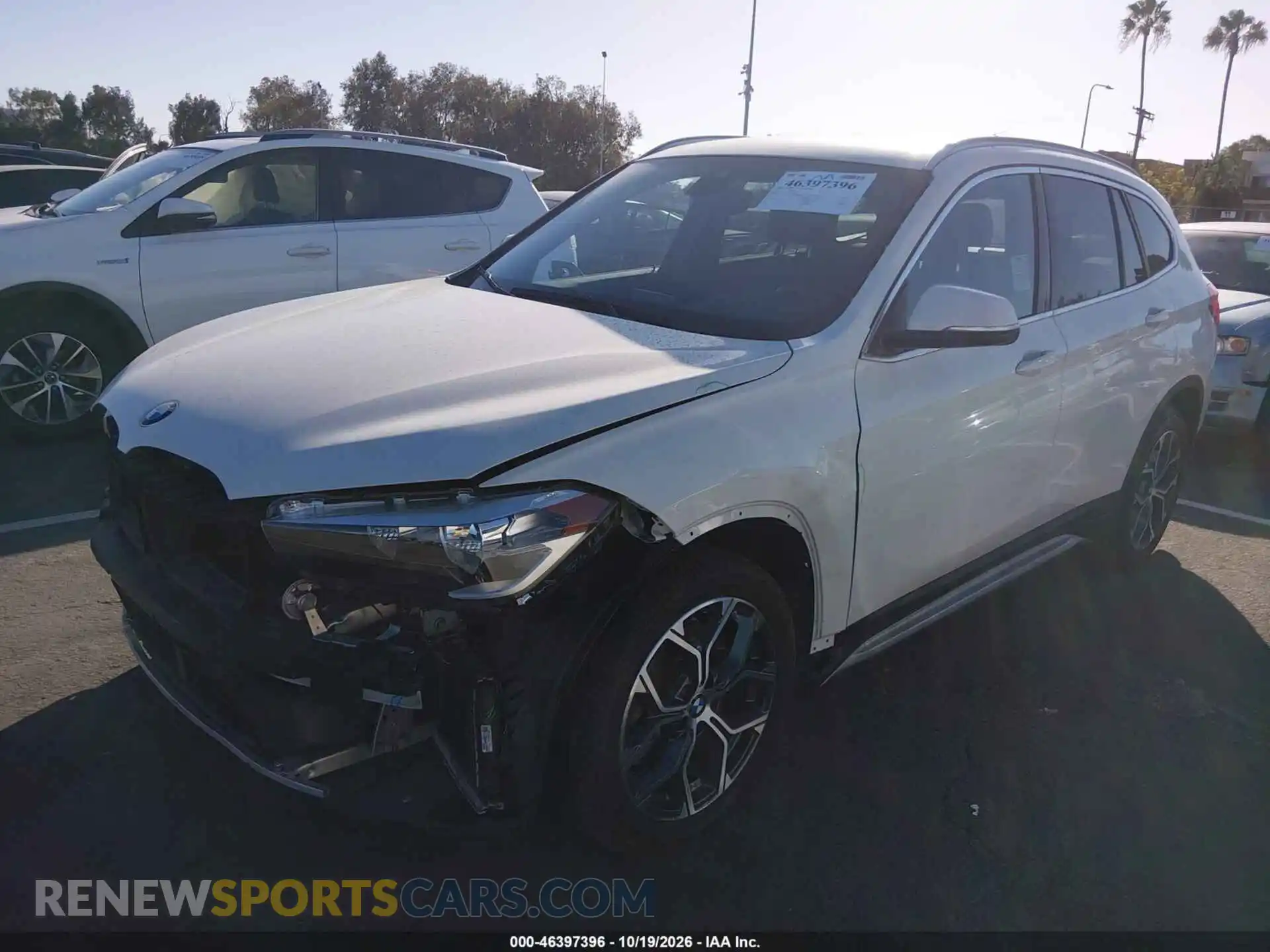 2 fotografías del automóvil dañado WBXJG9C0XM5S70767 BMW X1 2021