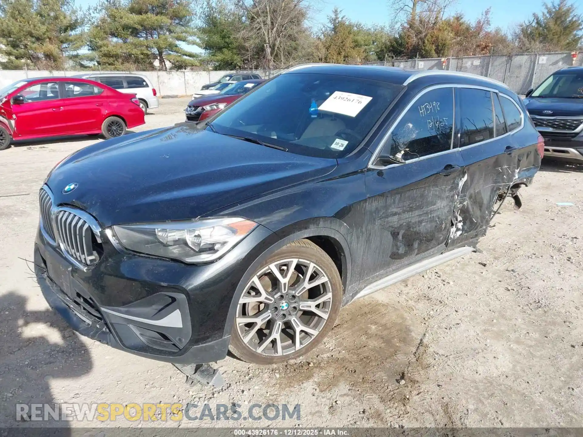 2 Photograph of a damaged car WBXJG9C0XM5T72442 BMW X1 2021