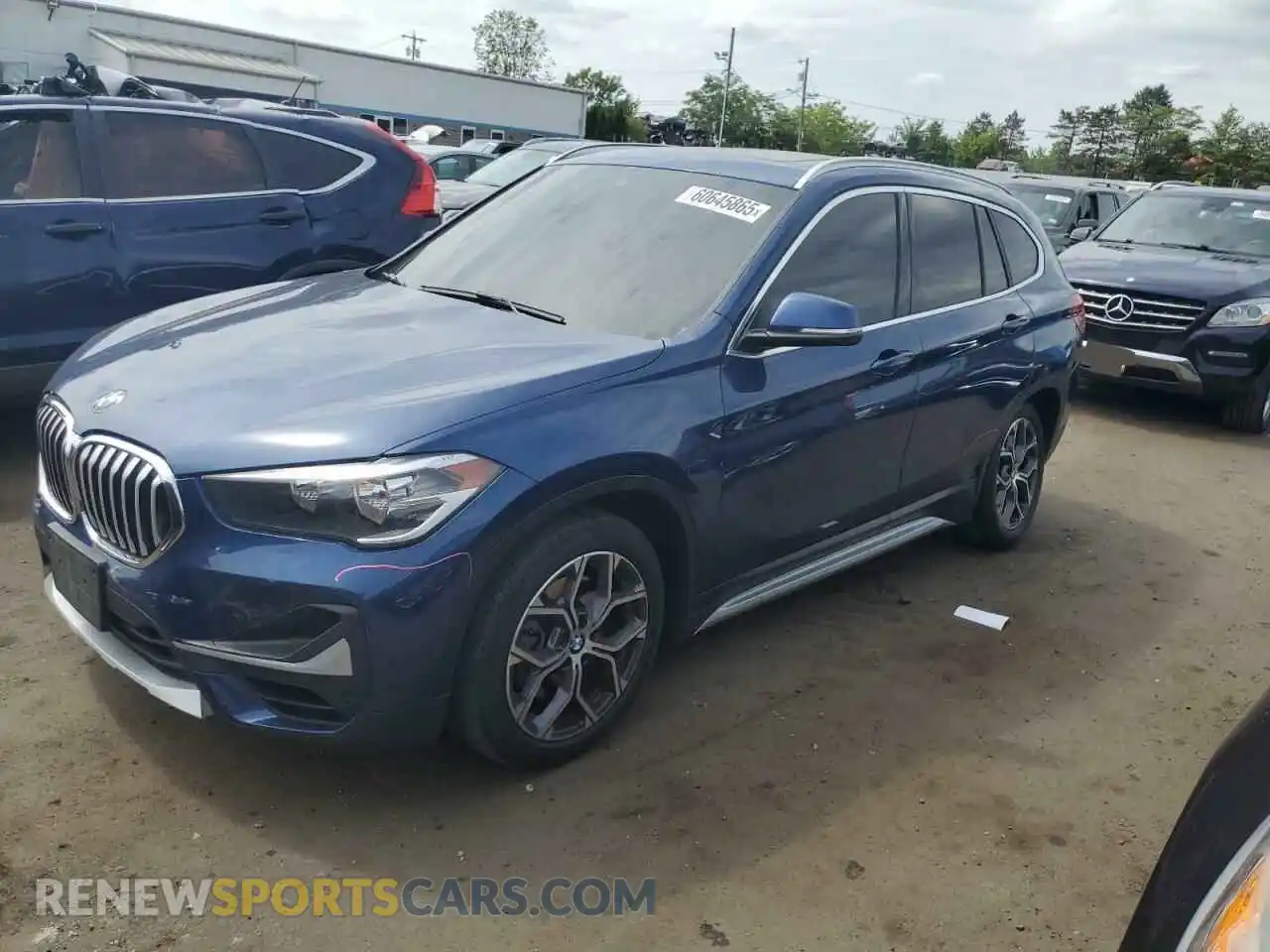 1 Photograph of a damaged car WBXJG9C0XM5U47141 BMW X1 2021