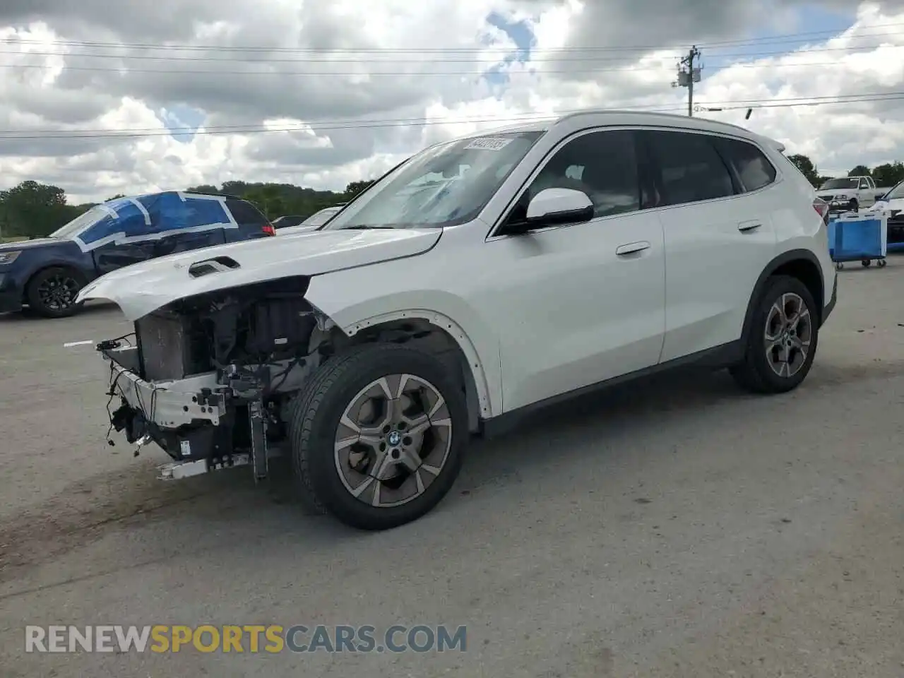 1 Photograph of a damaged car WBX73EF00P5W16470 BMW X1 2023