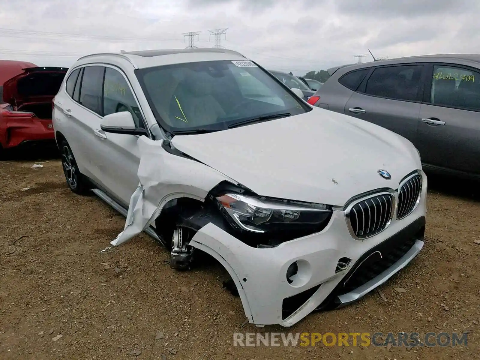 1 Photograph of a damaged car WBXHU7C56K5L10914 BMW X1 SDRIVE2 2019