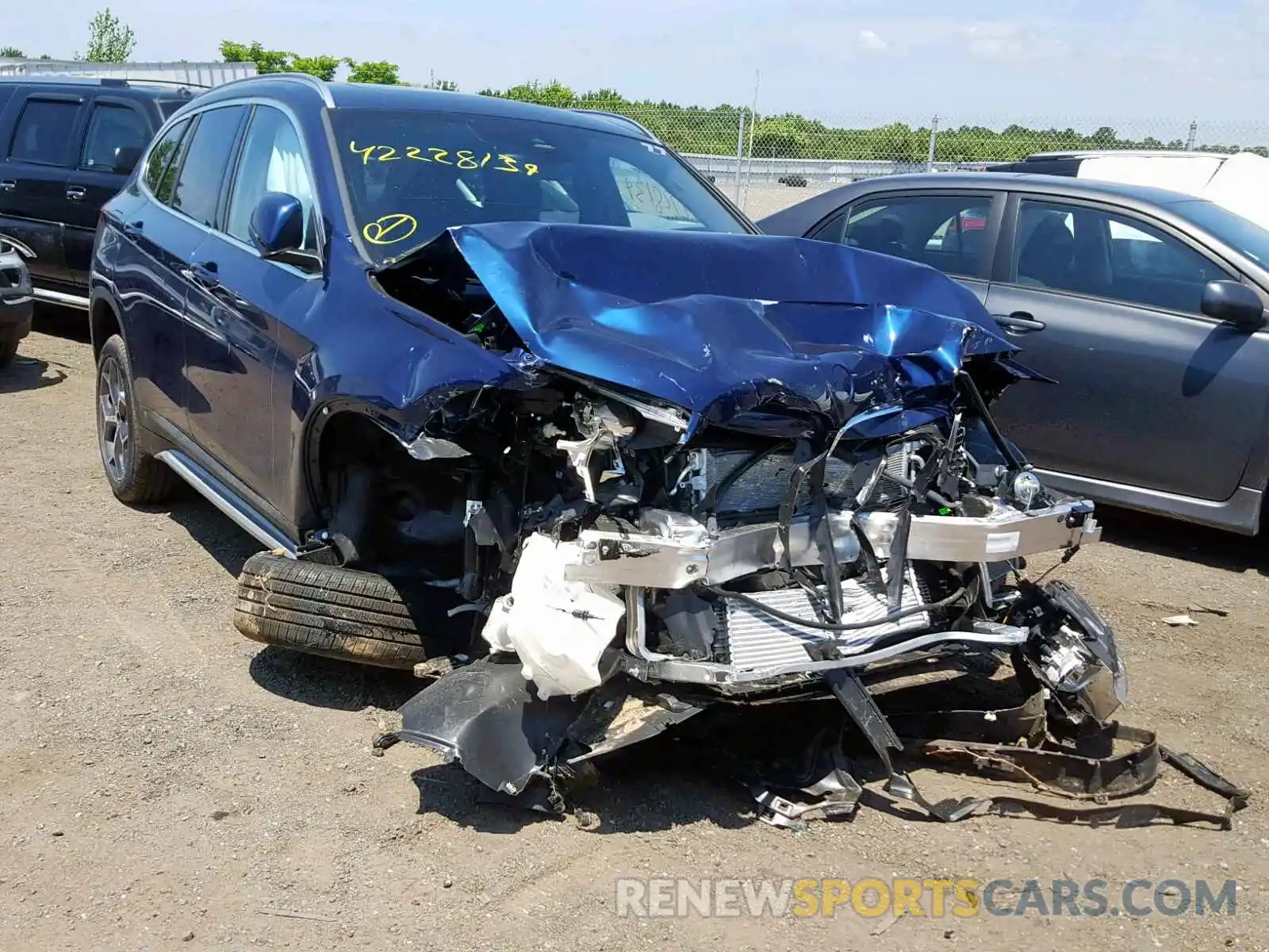 1 Photograph of a damaged car WBXHT3C51K3H34933 BMW X1 XDRIVE2 2019