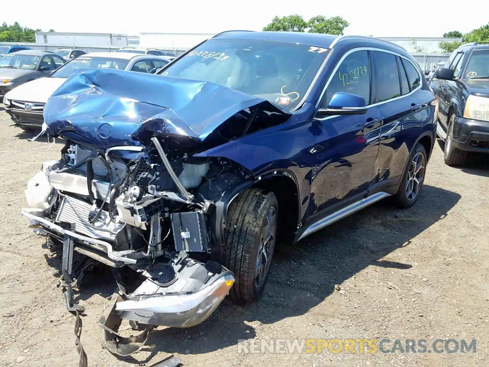 2 Photograph of a damaged car WBXHT3C51K3H34933 BMW X1 XDRIVE2 2019