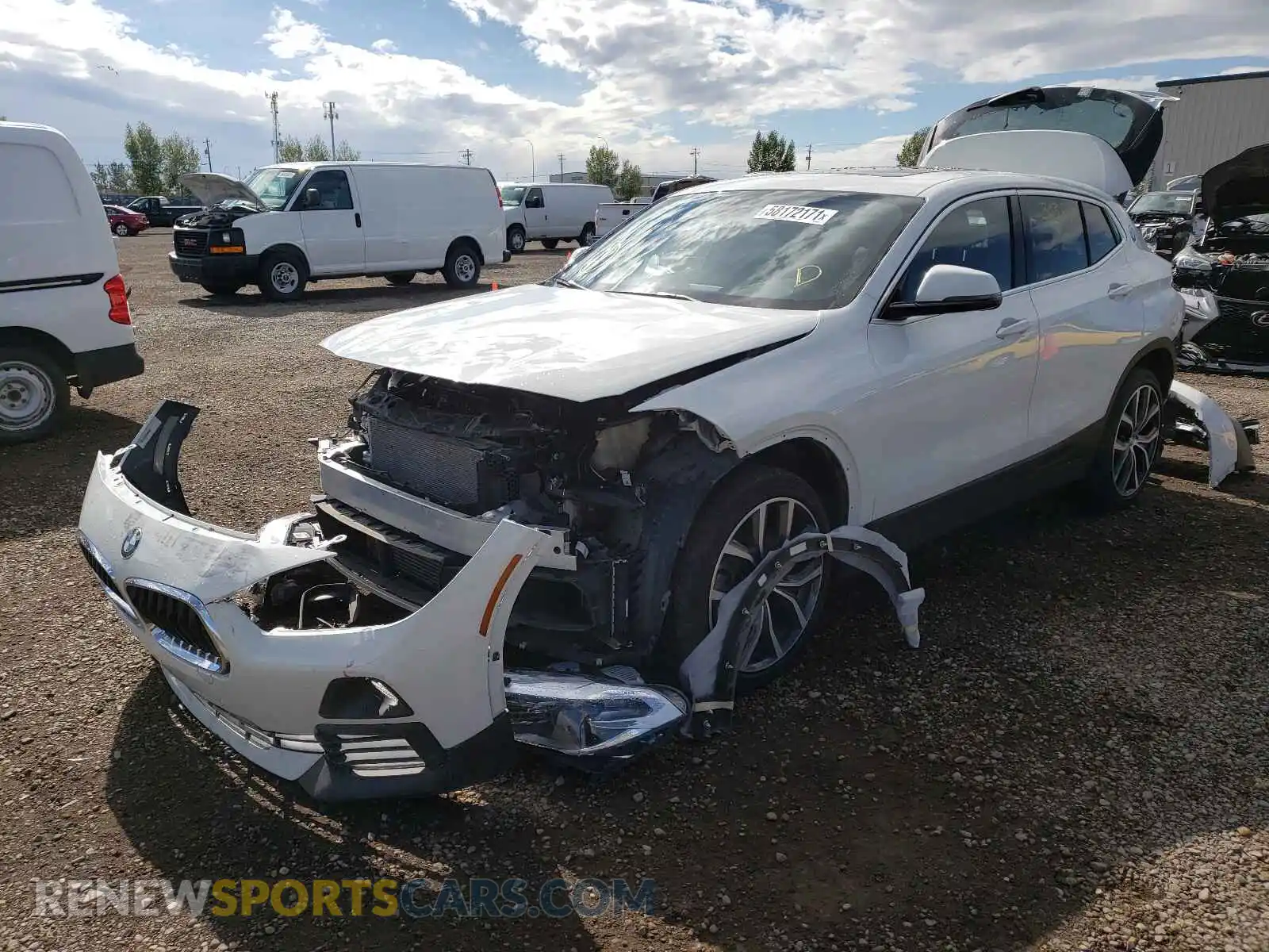2 Photograph of a damaged car WBXYJ5C59K5N69720 BMW X2 2019